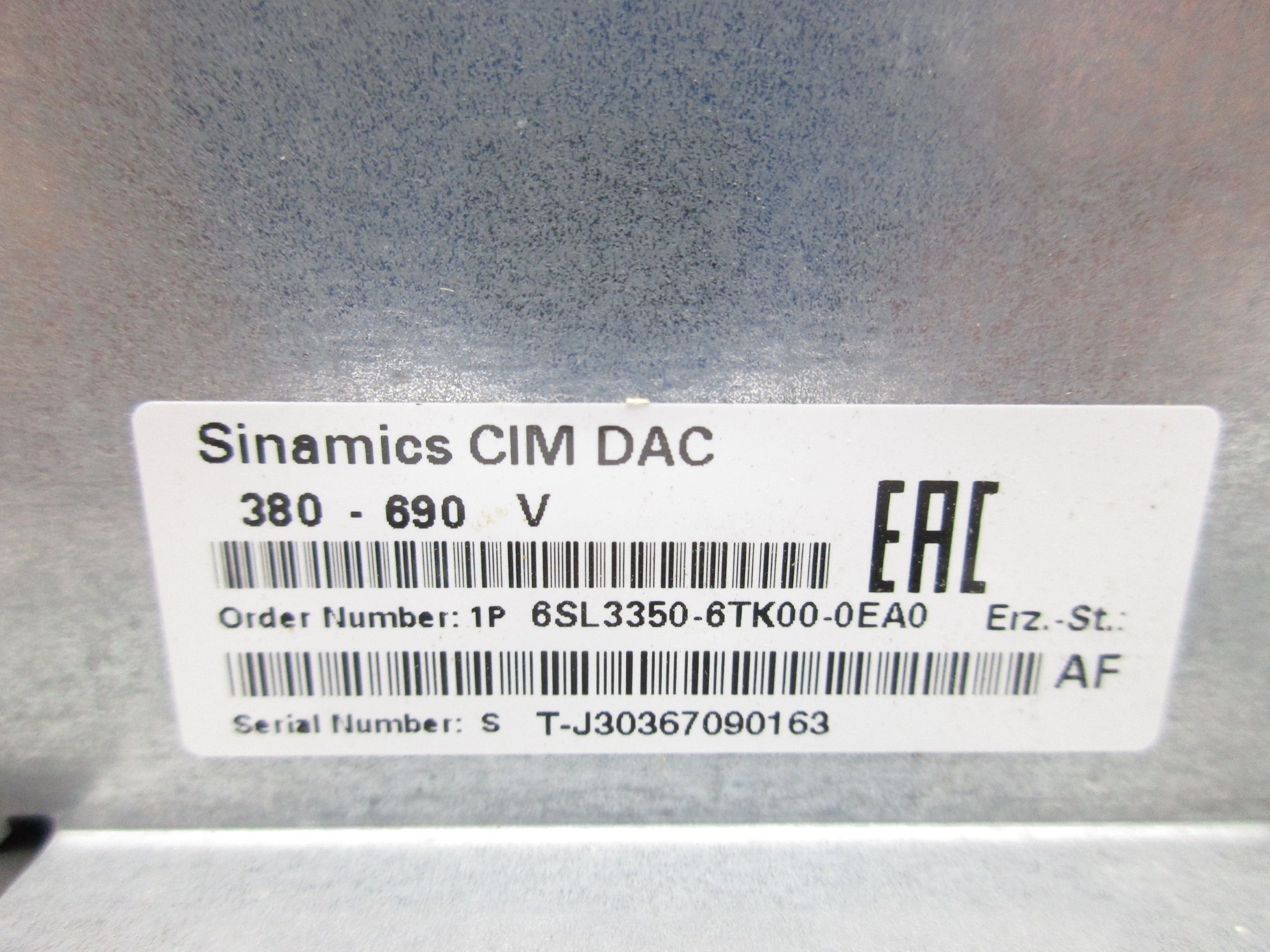 SIEMENS 6SL3350-6TK00-0EA0 UNMP