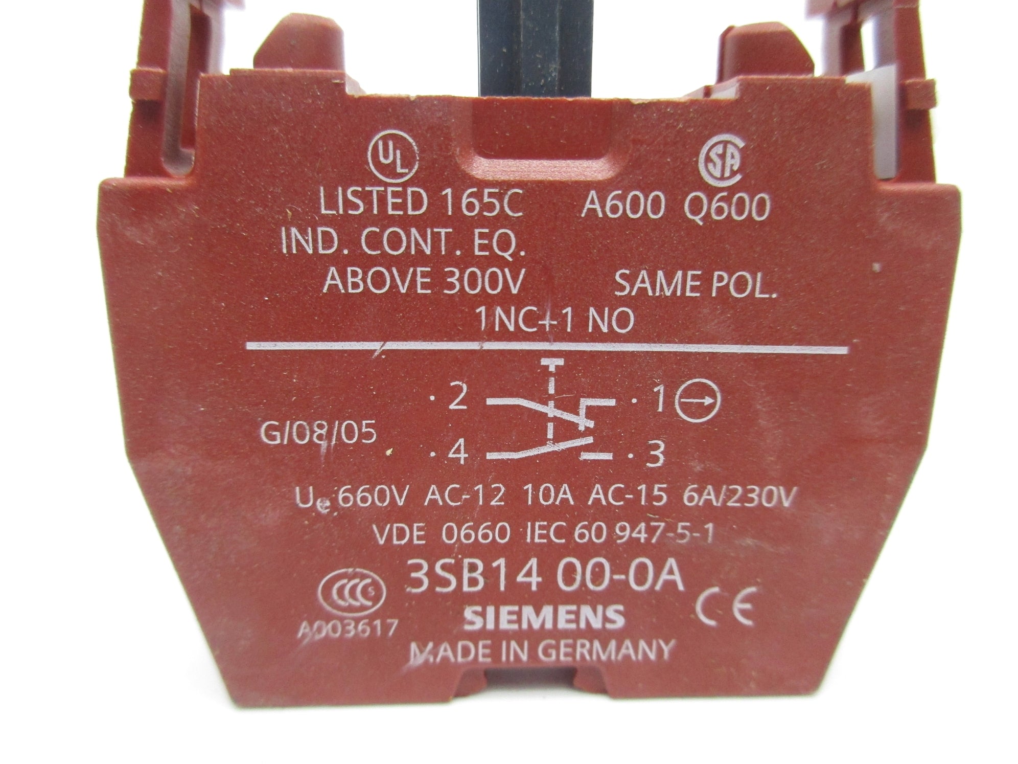 SIEMENS 3SB1400-0A UNMP