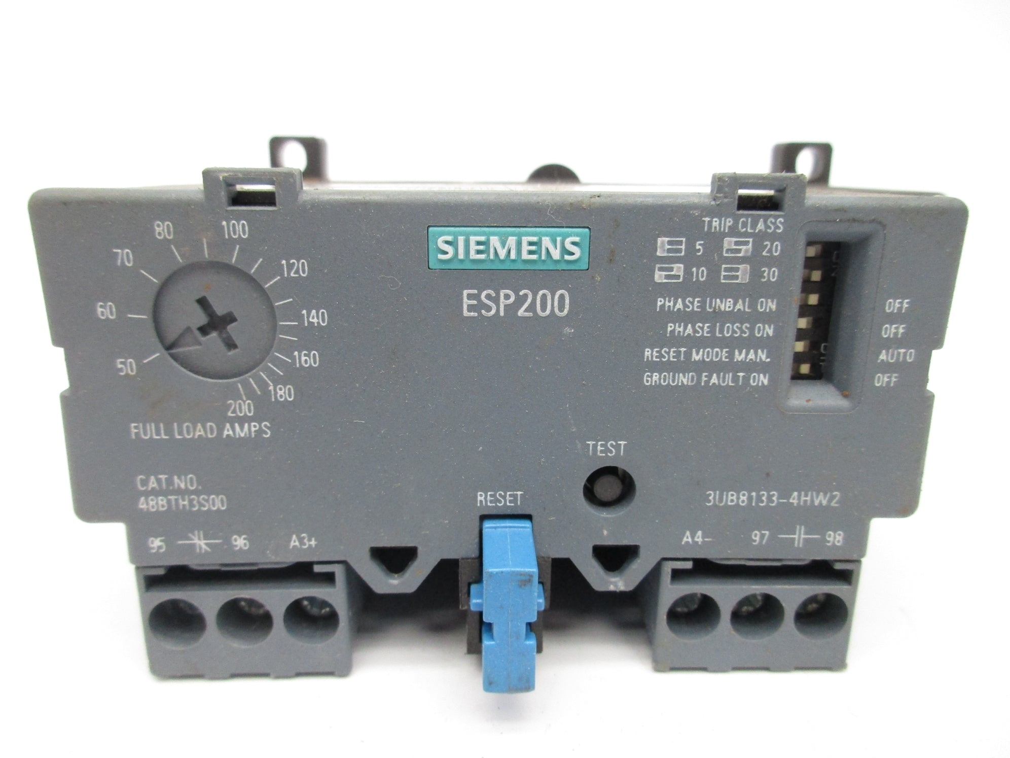SIEMENS 48BTH3S00 3UB8133-4HW2 50-200A 600VAC UNMP