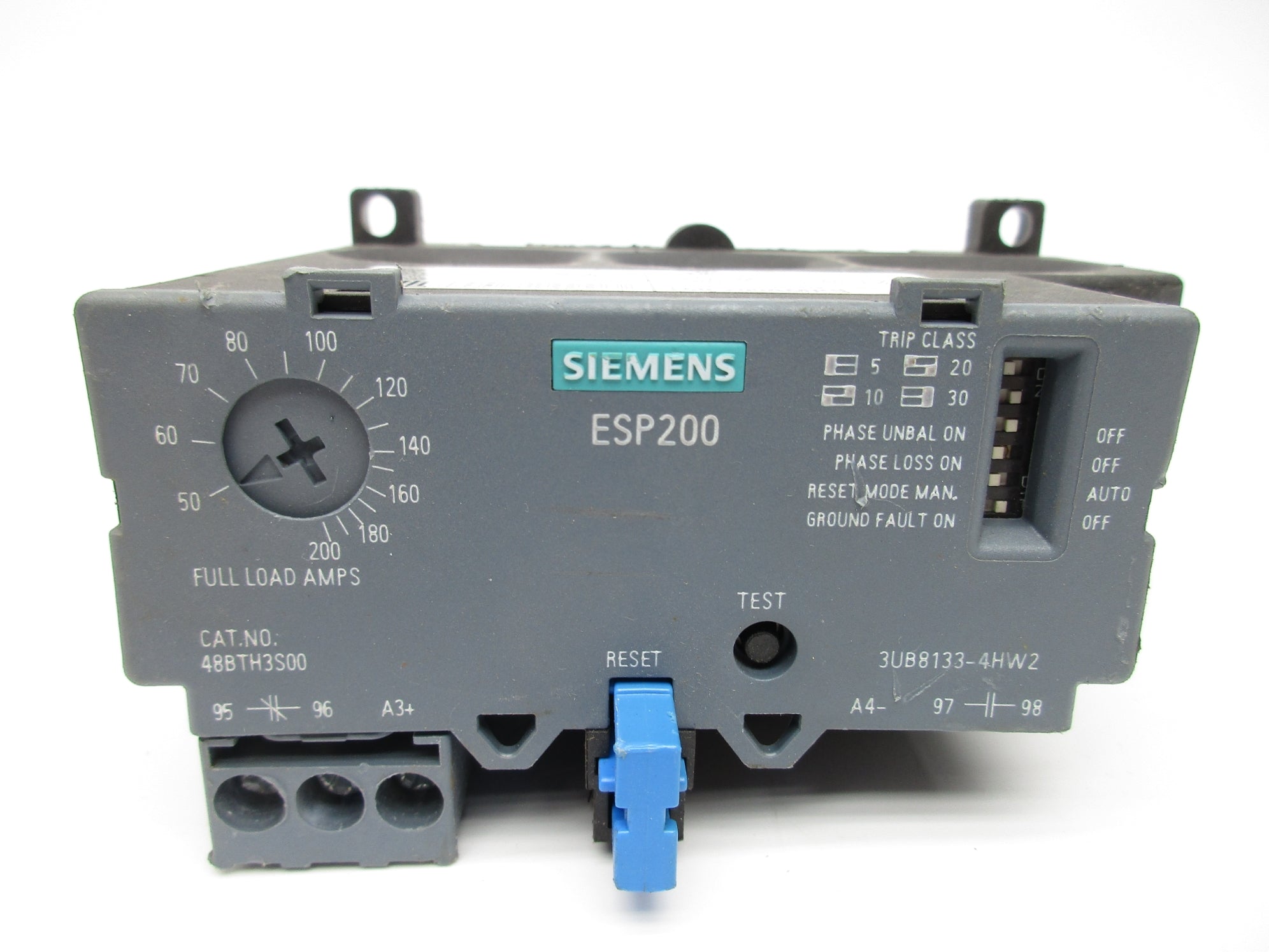 SIEMENS 48BTH3S00 3UB8133-4HW2 50-200A 600VAC (AS PICTURED) UNMP