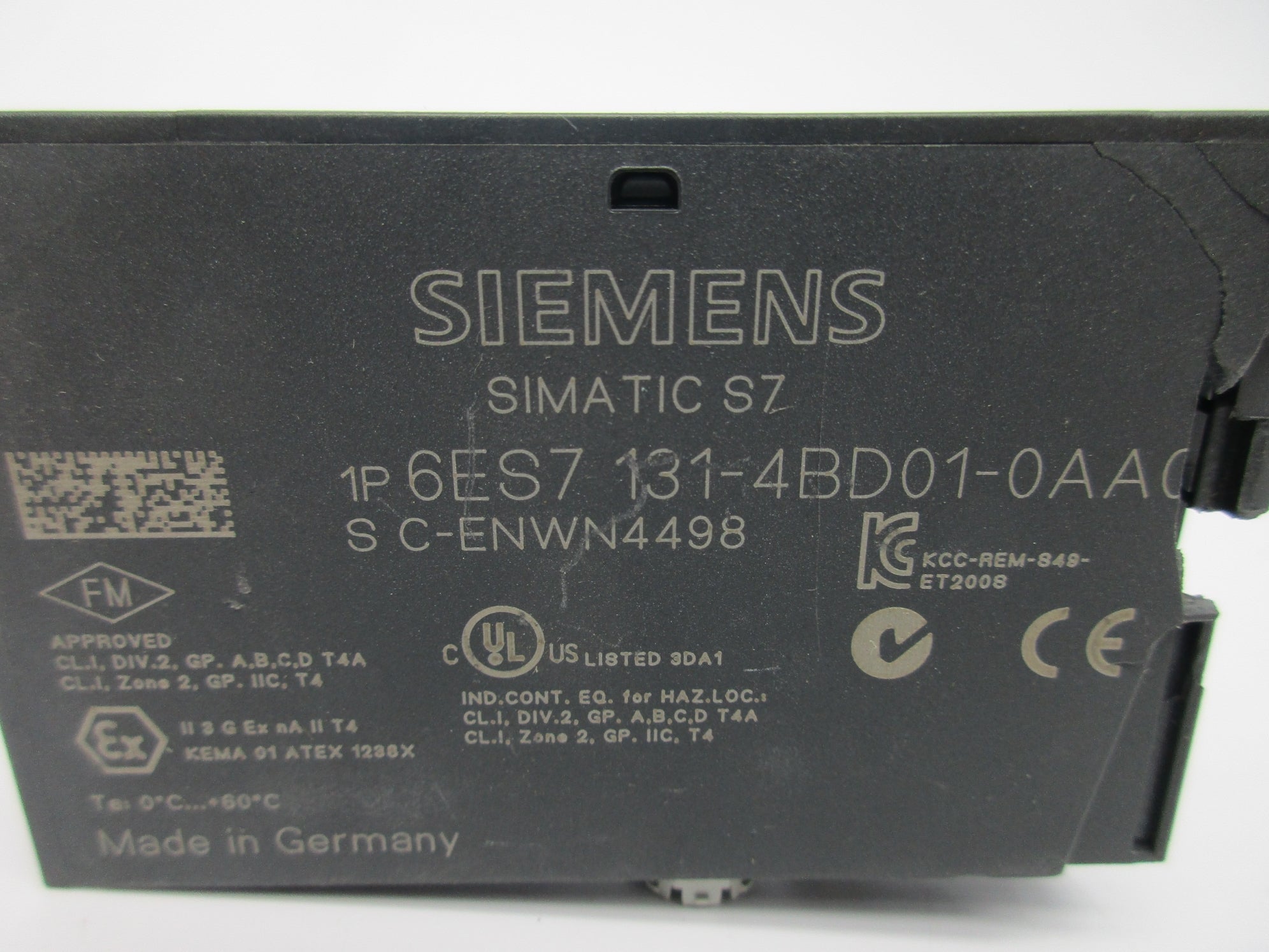 SIEMENS 6ES7131-4BD01-0AA0 (AS PICTURED) UNMP
