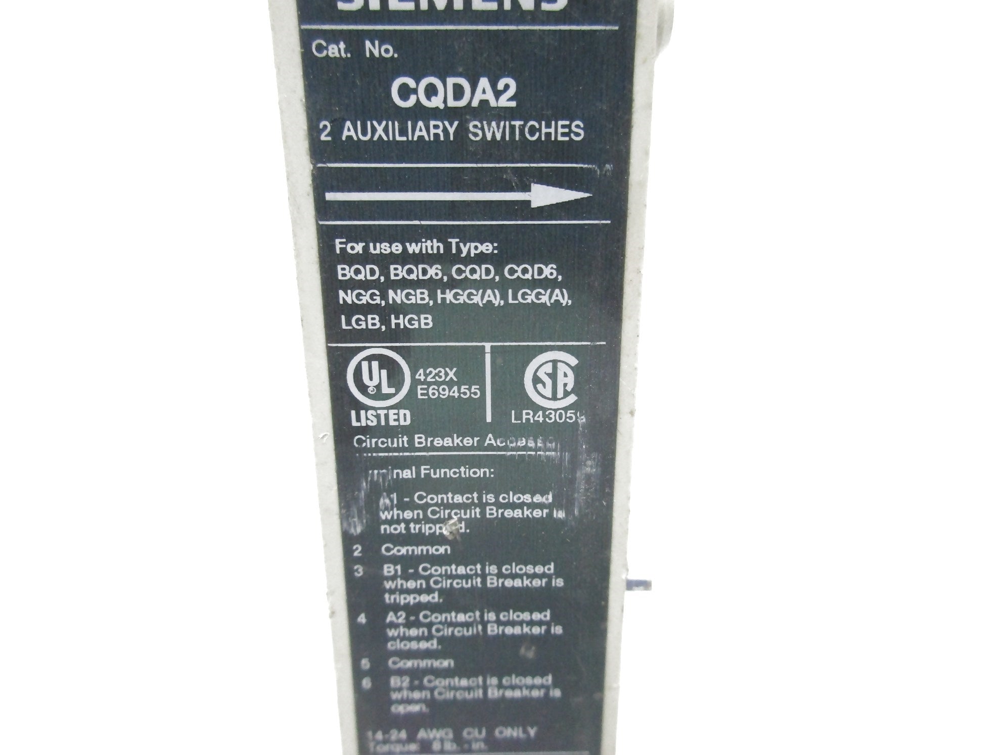 SIEMENS CQDA2 UNMP