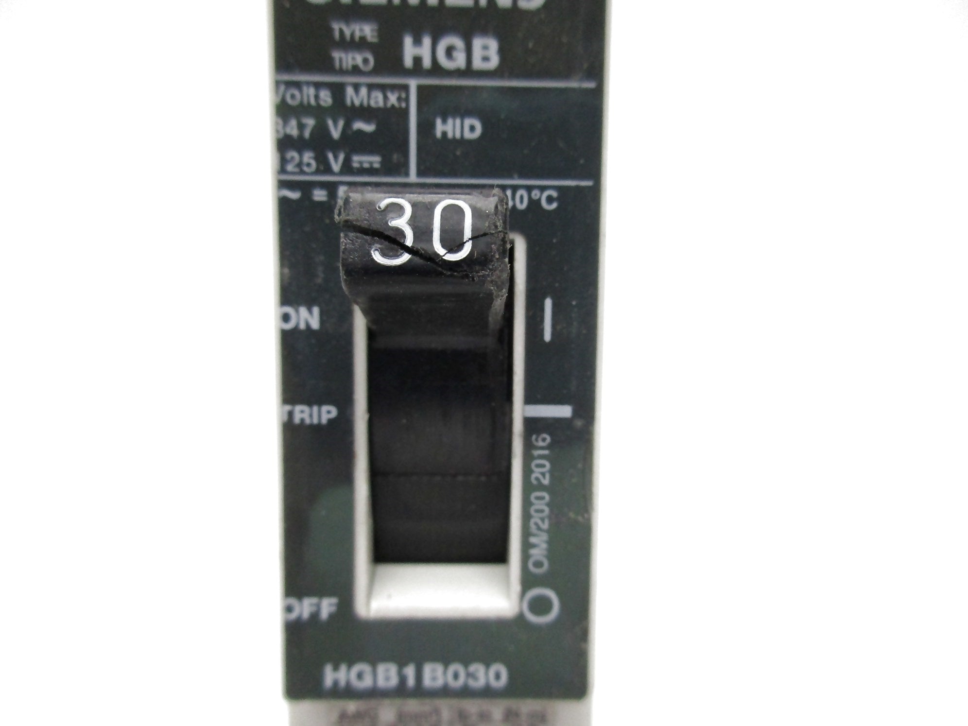 SIEMENS HGB1B030 30A 125V UNMP