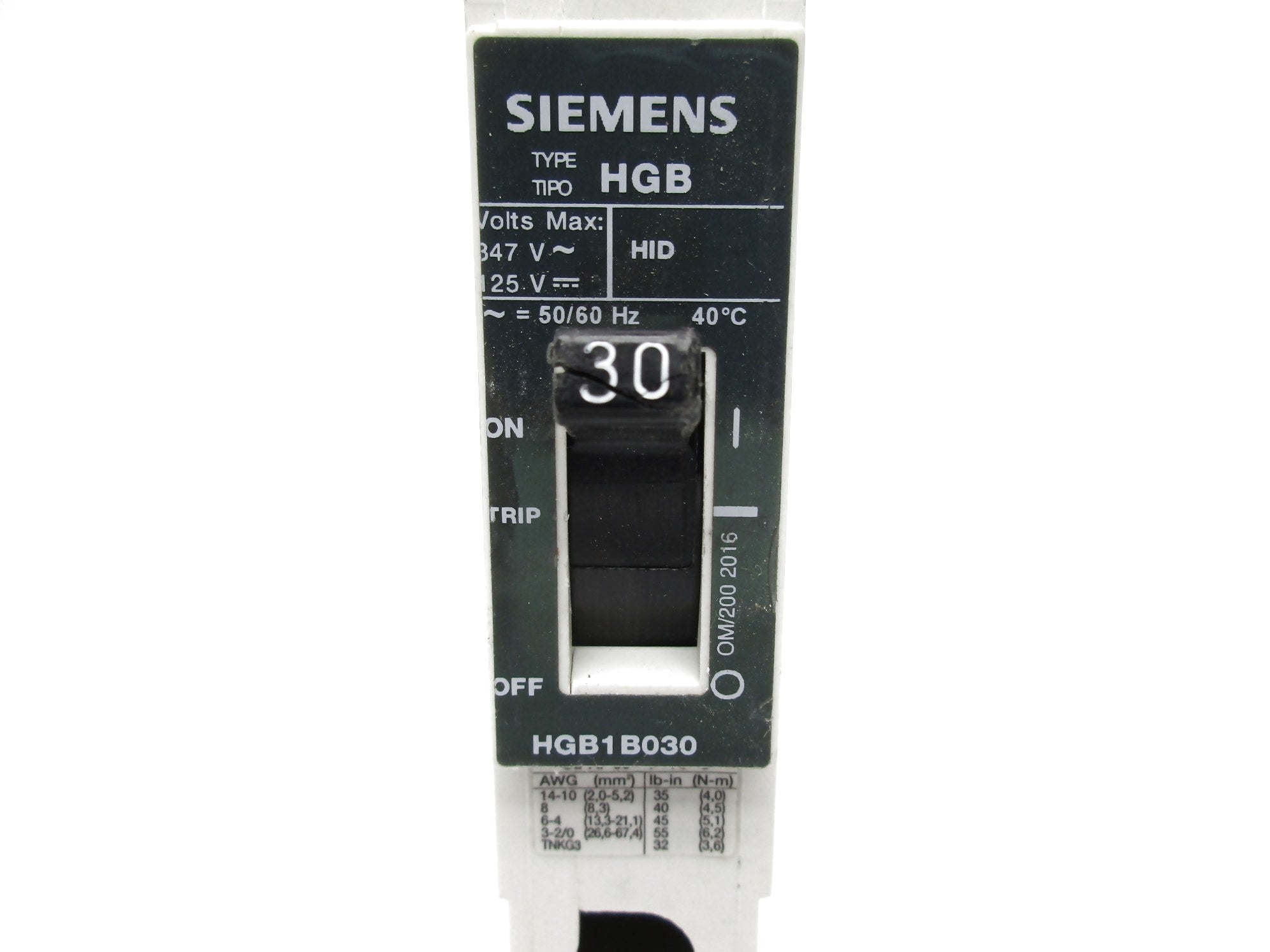 SIEMENS CQDST120AAS UNMP