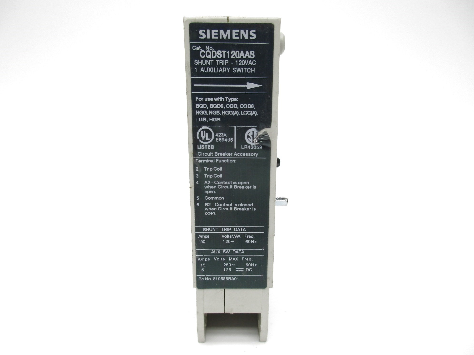 SIEMENS CQDST120AAS UNMP