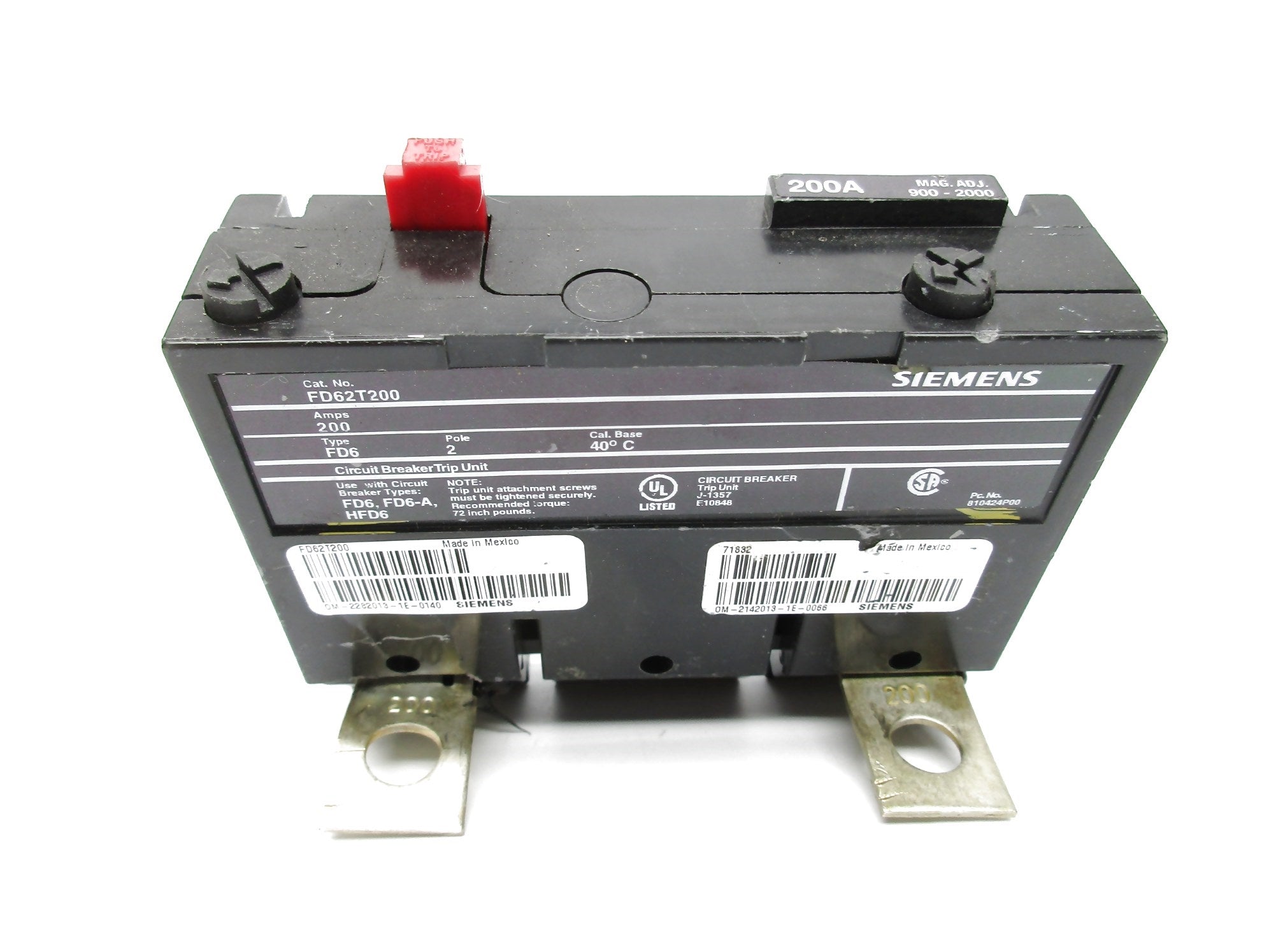 SIEMENS FD62T200 200A UNMP