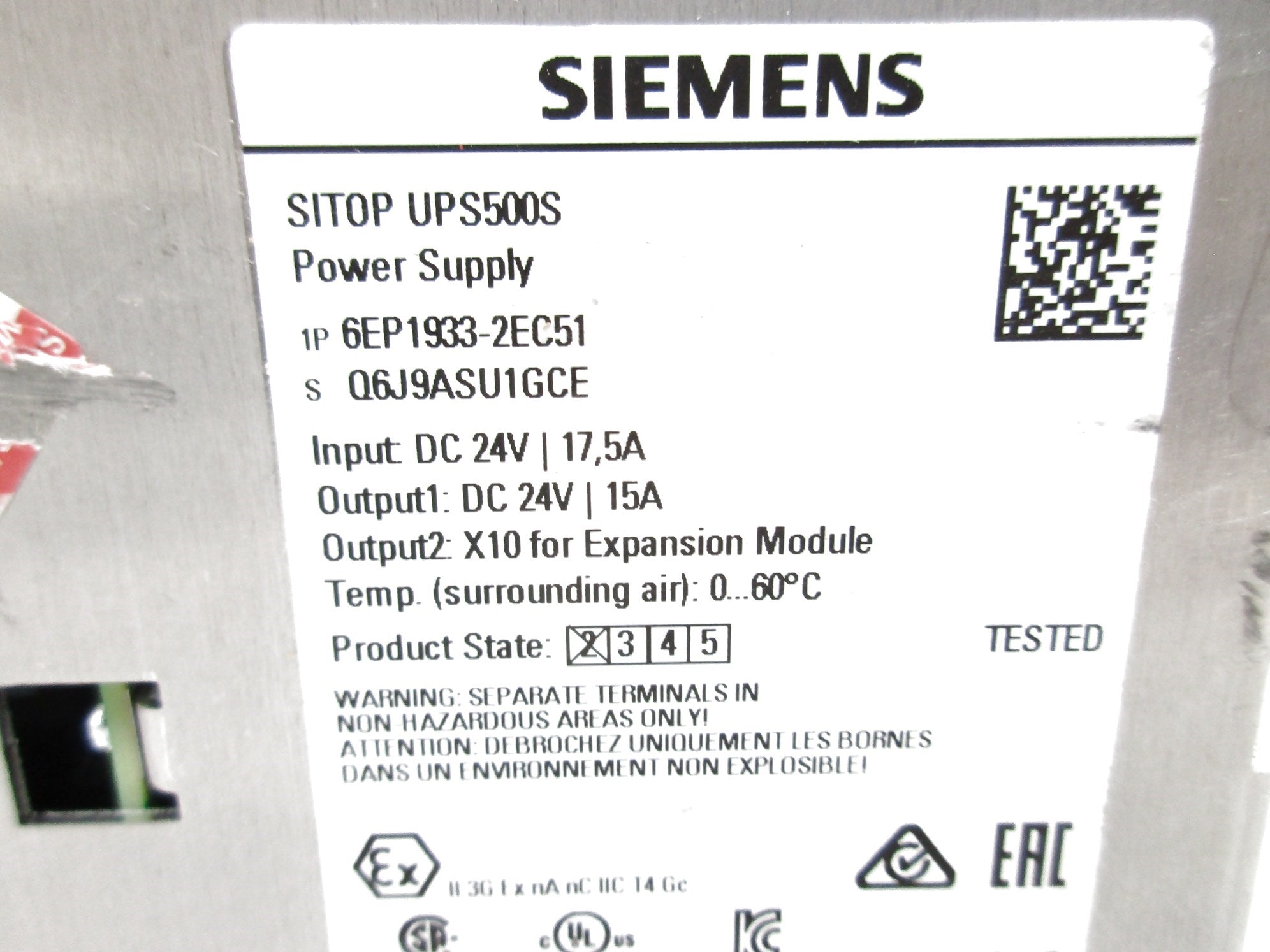 SIEMENS 6EP1933-2EC51 UNMP
