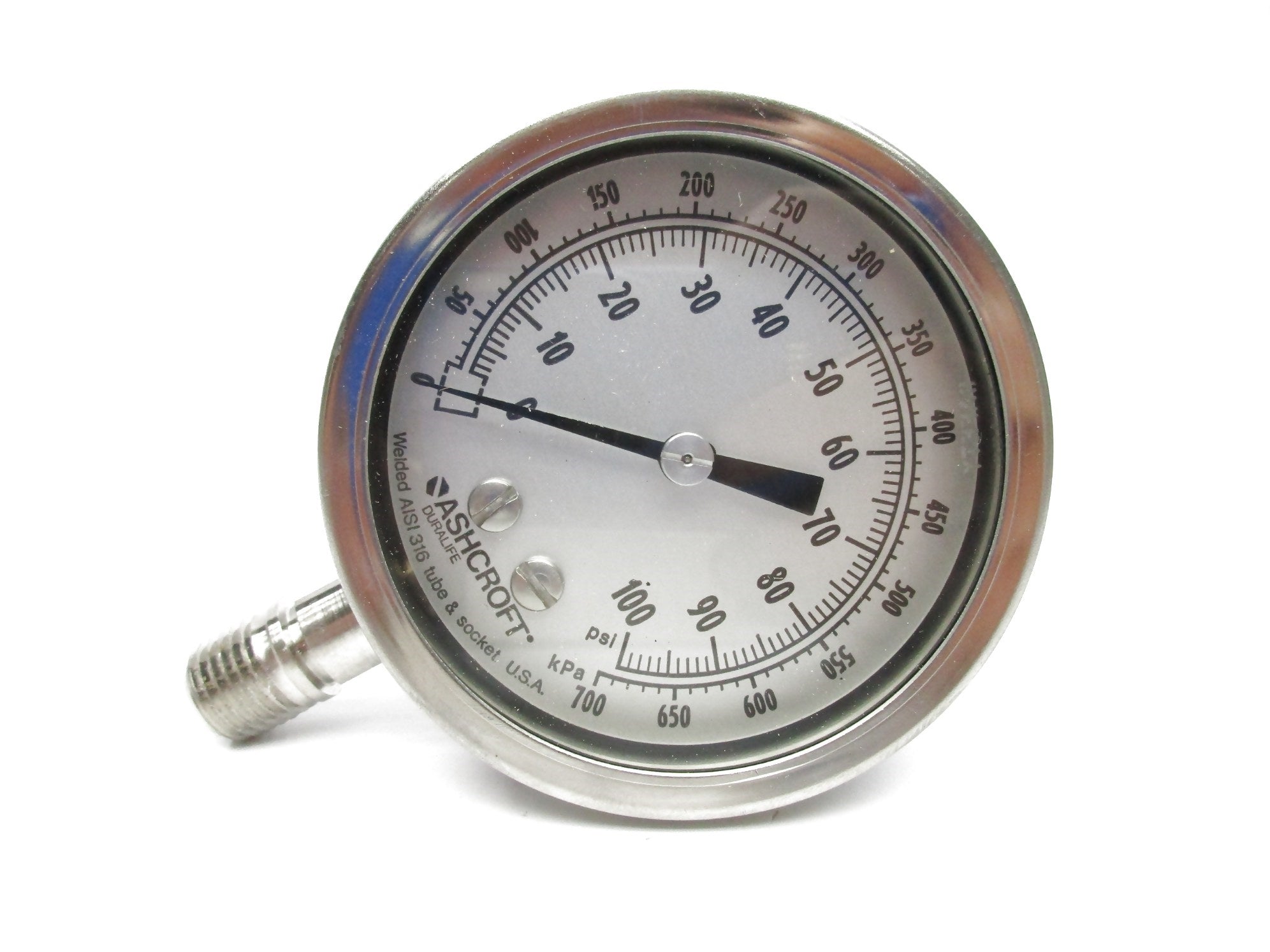 ASHCROFT 251009SW02L100#/KP 0-100 NSMP