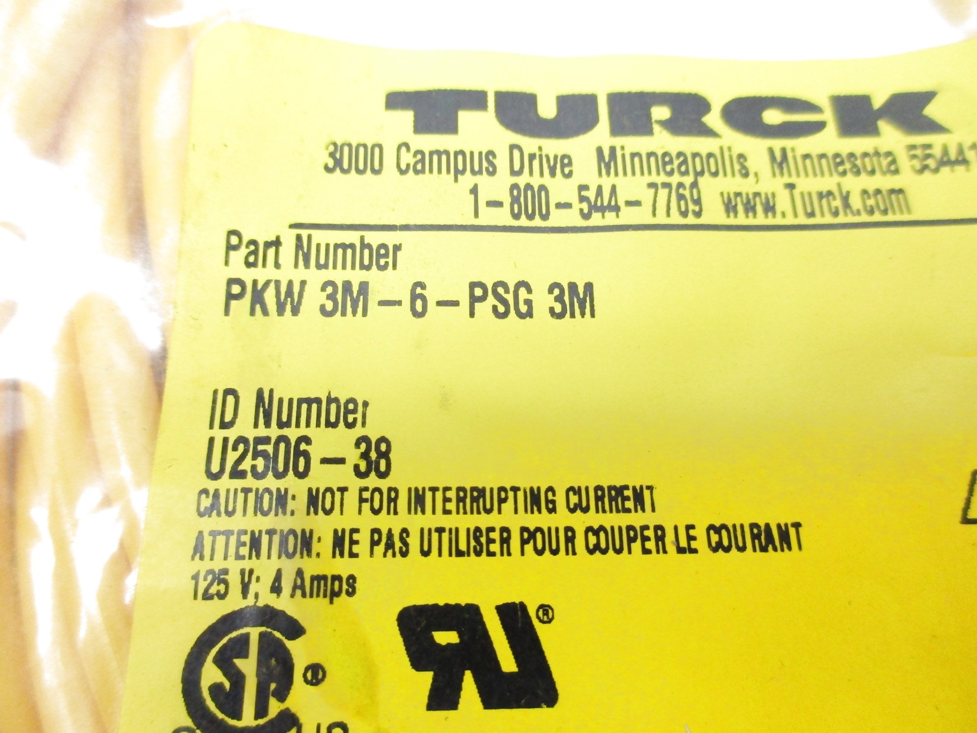 TURCK PKW3M-6-PSG3M NSMP