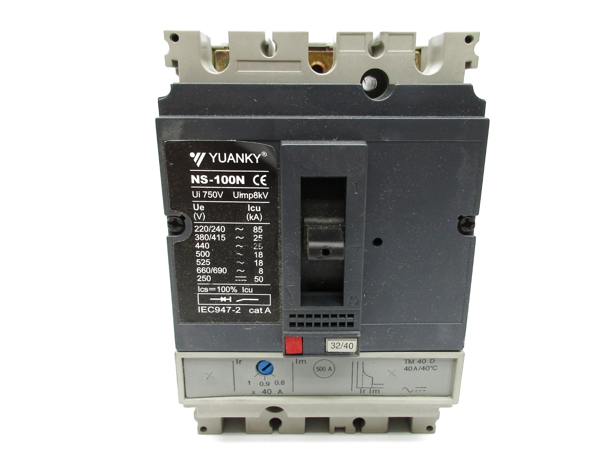 YUANKY NS-100N-40A-3P 40A 220/240V NSMP