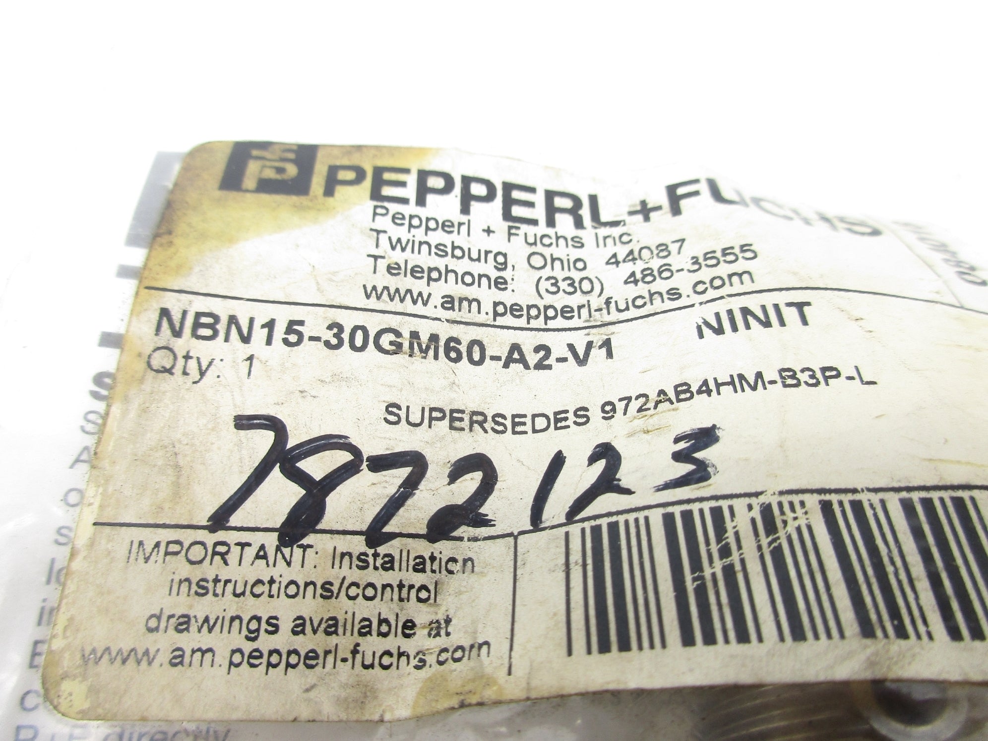 PEPPERL+FUCHS NBN15-30GM60-A2-V1 NSMP