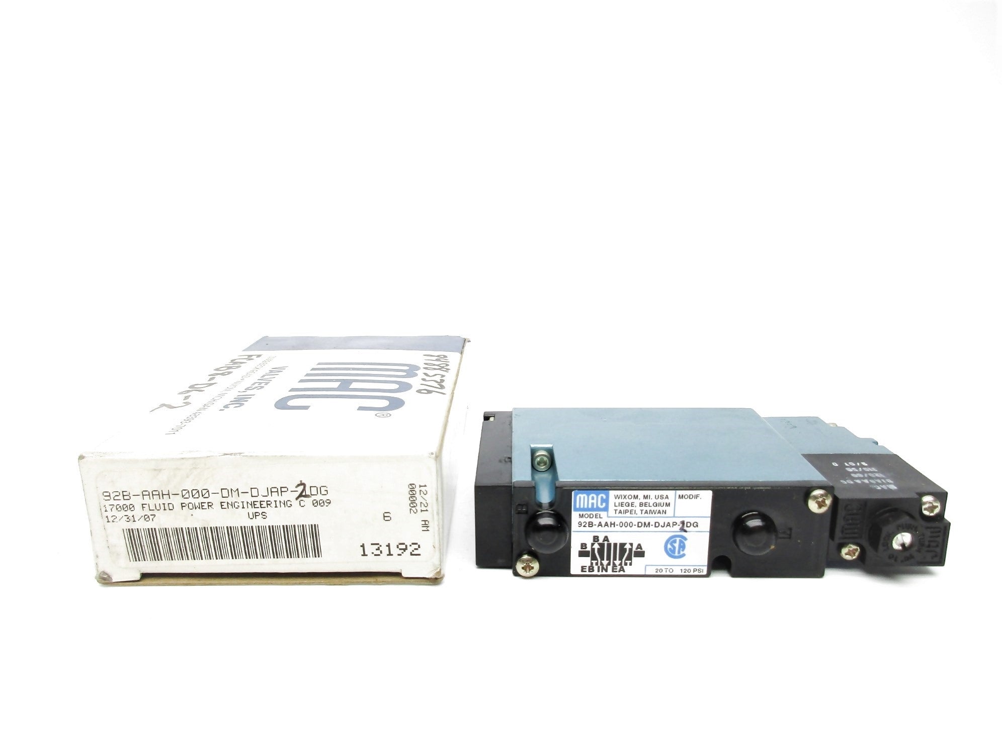 MAC 92B-AAH-000-DM-DJAP-2DG 120/60 110/50 NSMP