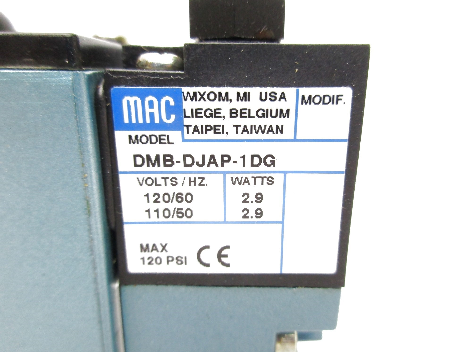 MAC 92B-AAH-000-DM-DJAP-2DG 120/60 110/50 NSMP