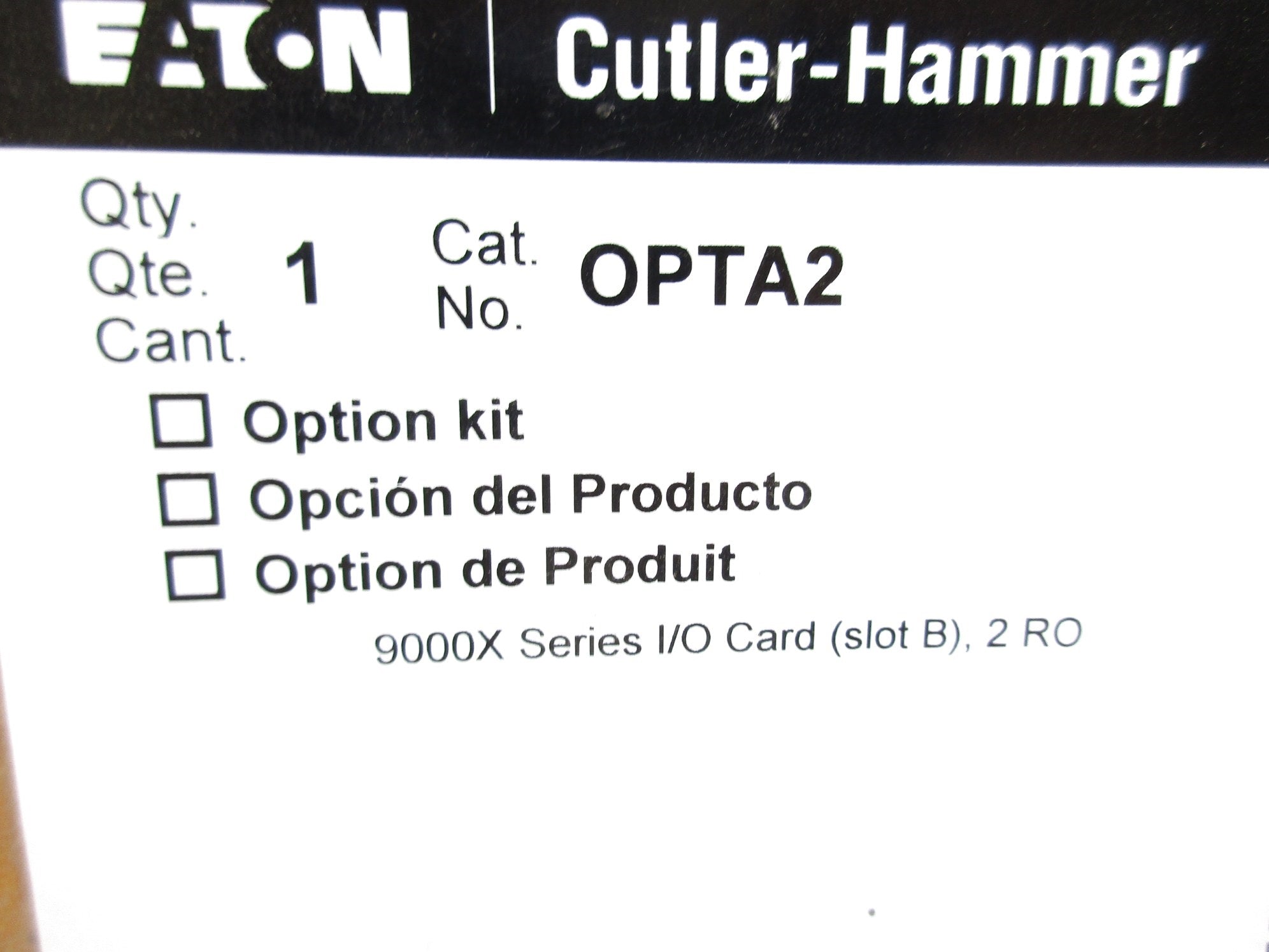CUTLER HAMMER OPTA2 NSMP