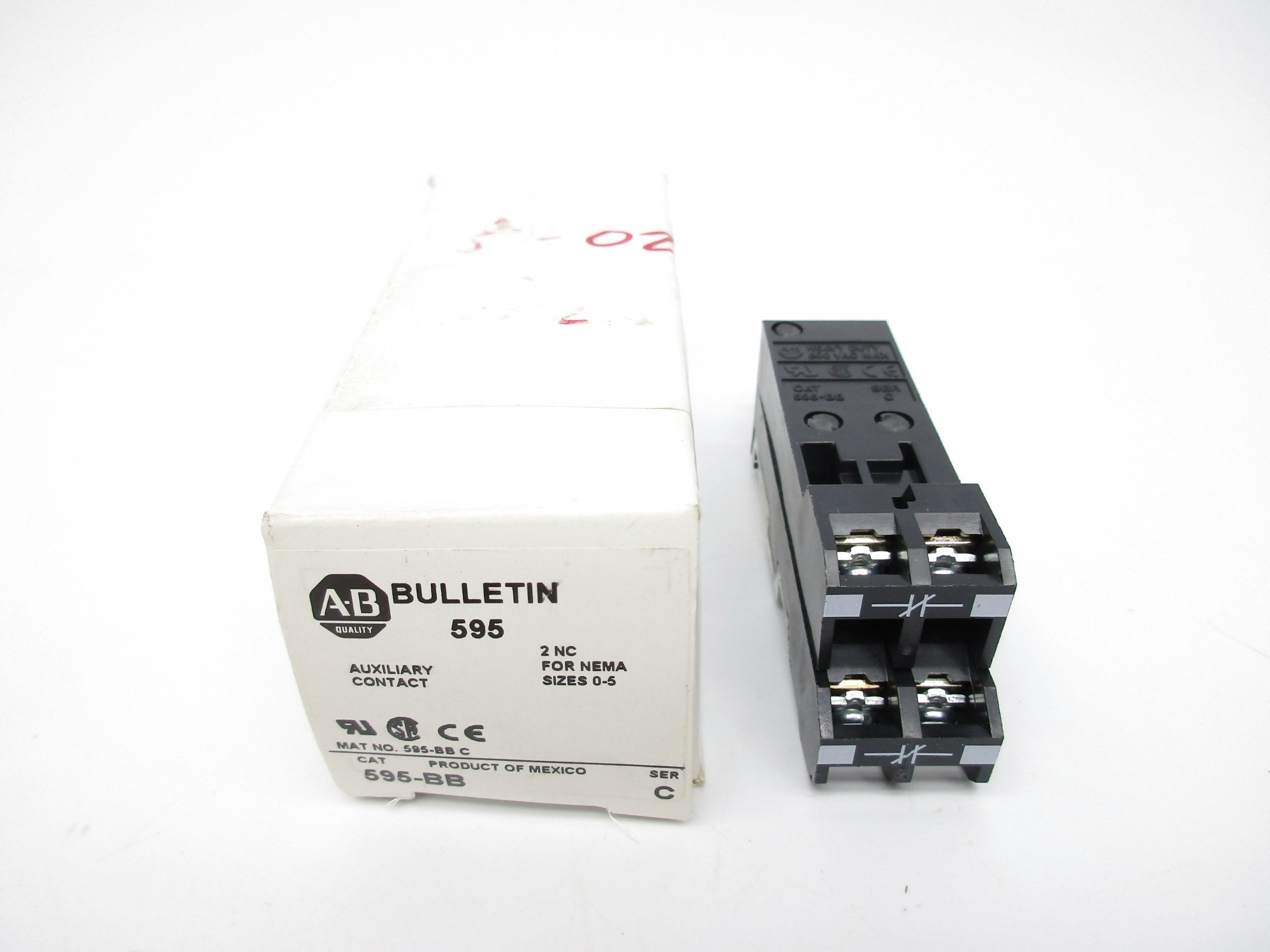 ALLEN BRADLEY 595-BB SER. C (WH) NSMP