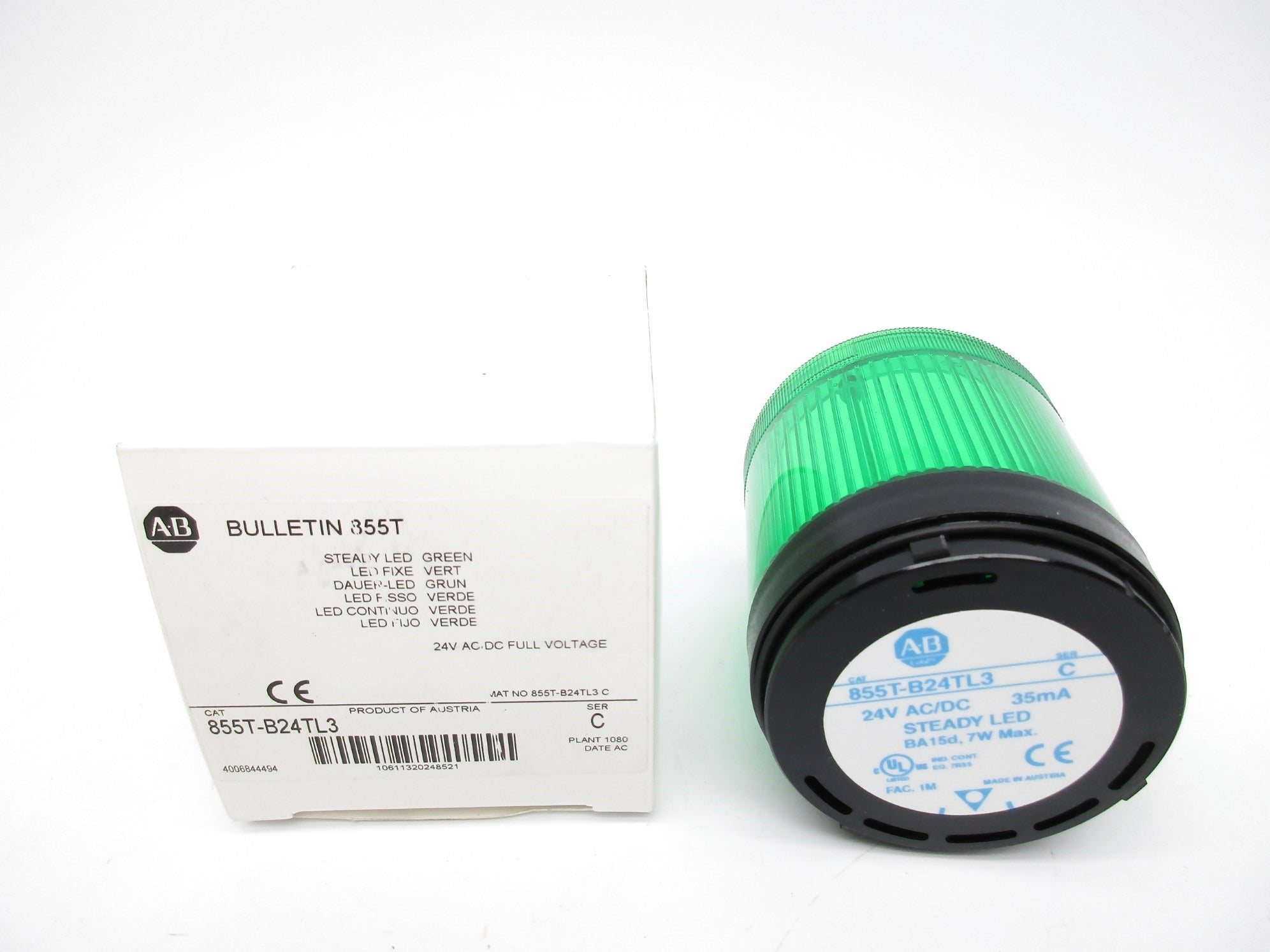 ALLEN BRADLEY 855T-B24TL3 SER. C (WH) NSMP