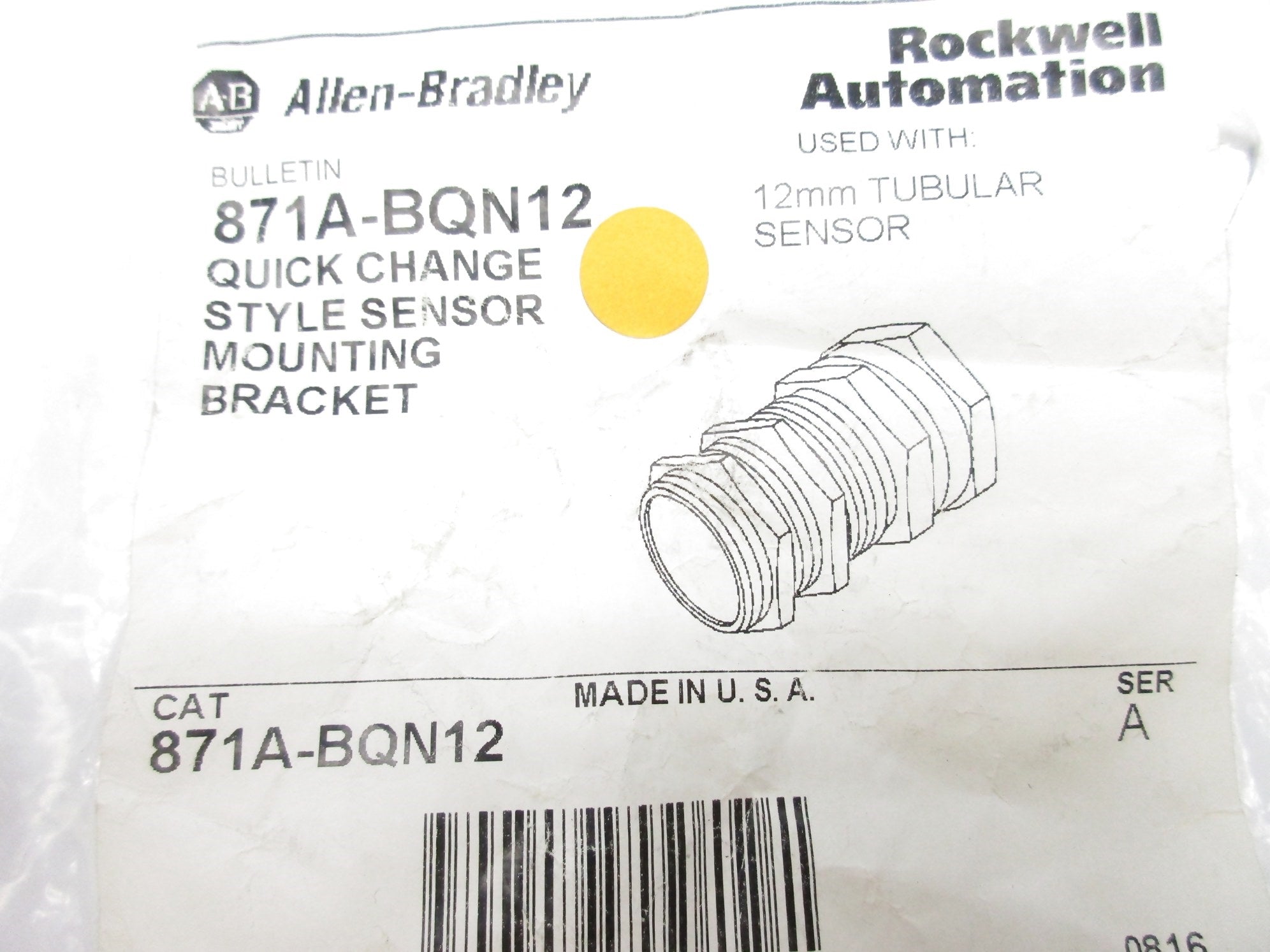 INDUSTRIAL SPARE PART 871A-BQN12 SER. A NSMP