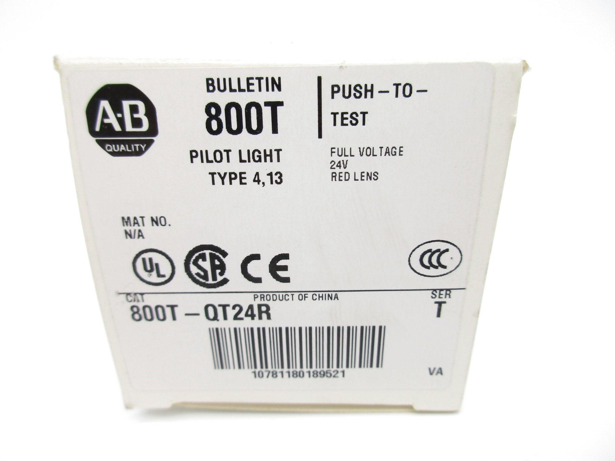 INDUSTRIAL SPARE PART 800T-QT24R SER. T (WH) NSMP