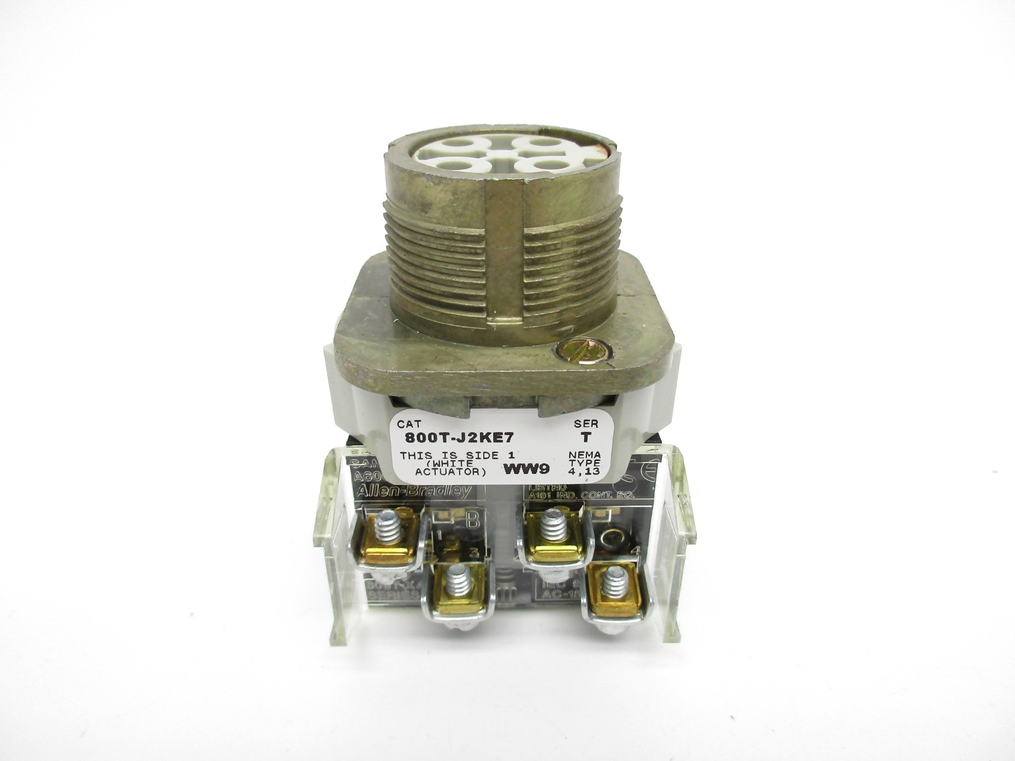 ALLEN BRADLEY 800T-J2KE7B SER. T (AS PICTURED) (WH) NSMP