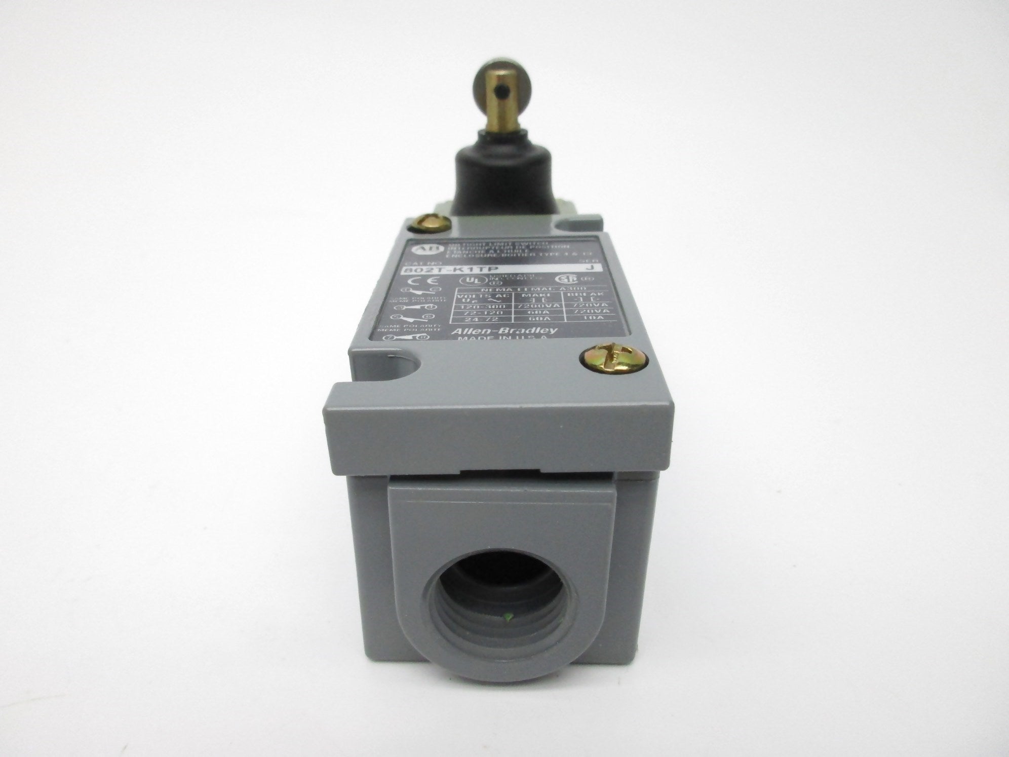 ALLEN BRADLEY 802T-K1TP SER. J (WH) NSMP