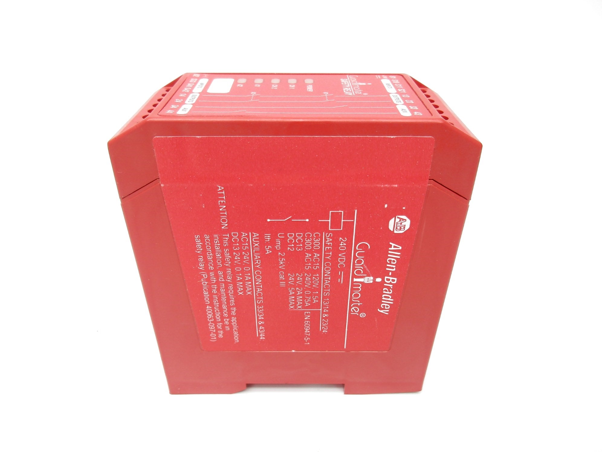 ALLEN BRADLEY 440R-ZBL220Z24 SER. A 0.75A 240VDC NSMP