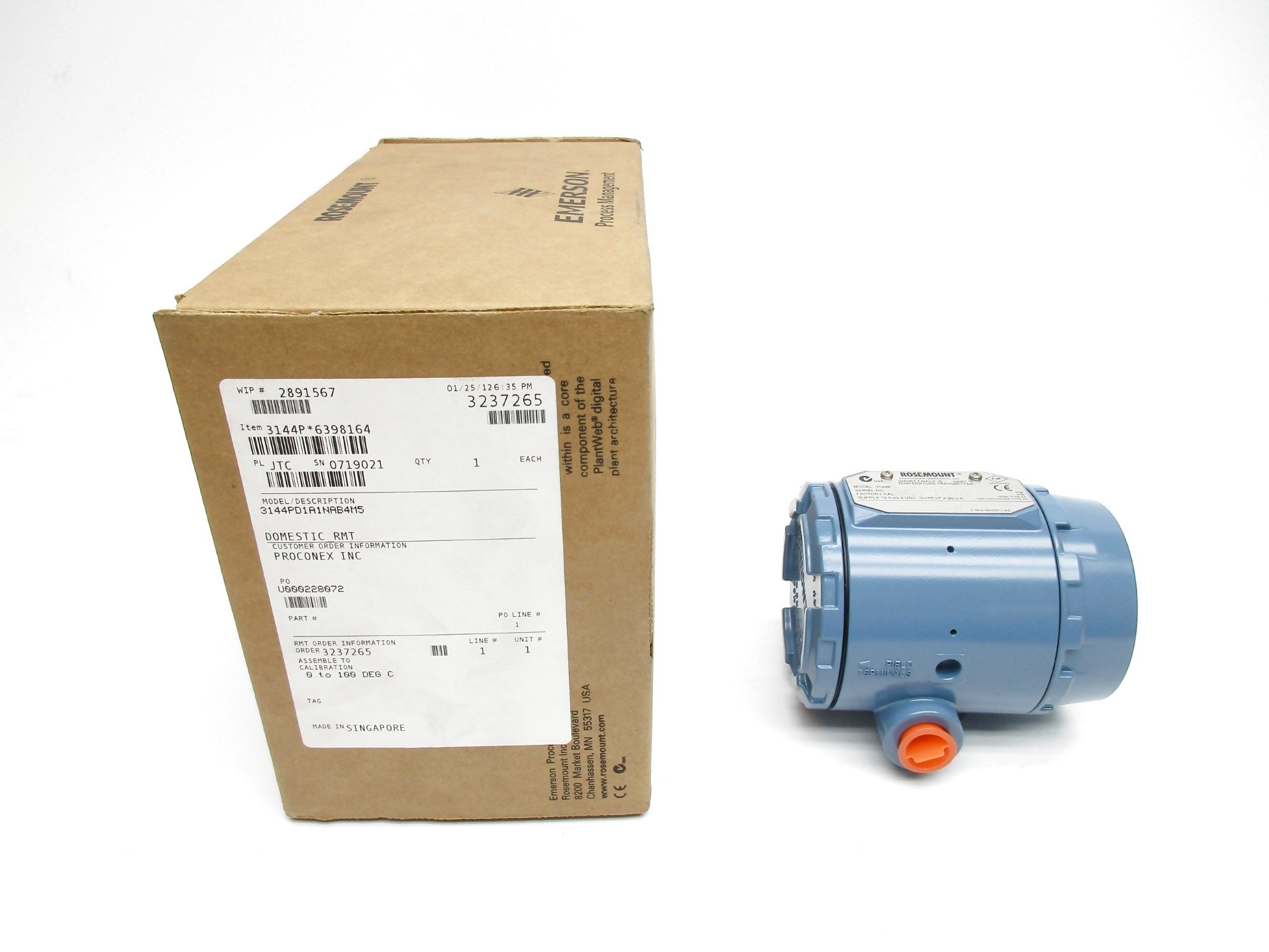 ROSEMOUNT 3144PD1A1NAB4M5 NSMP