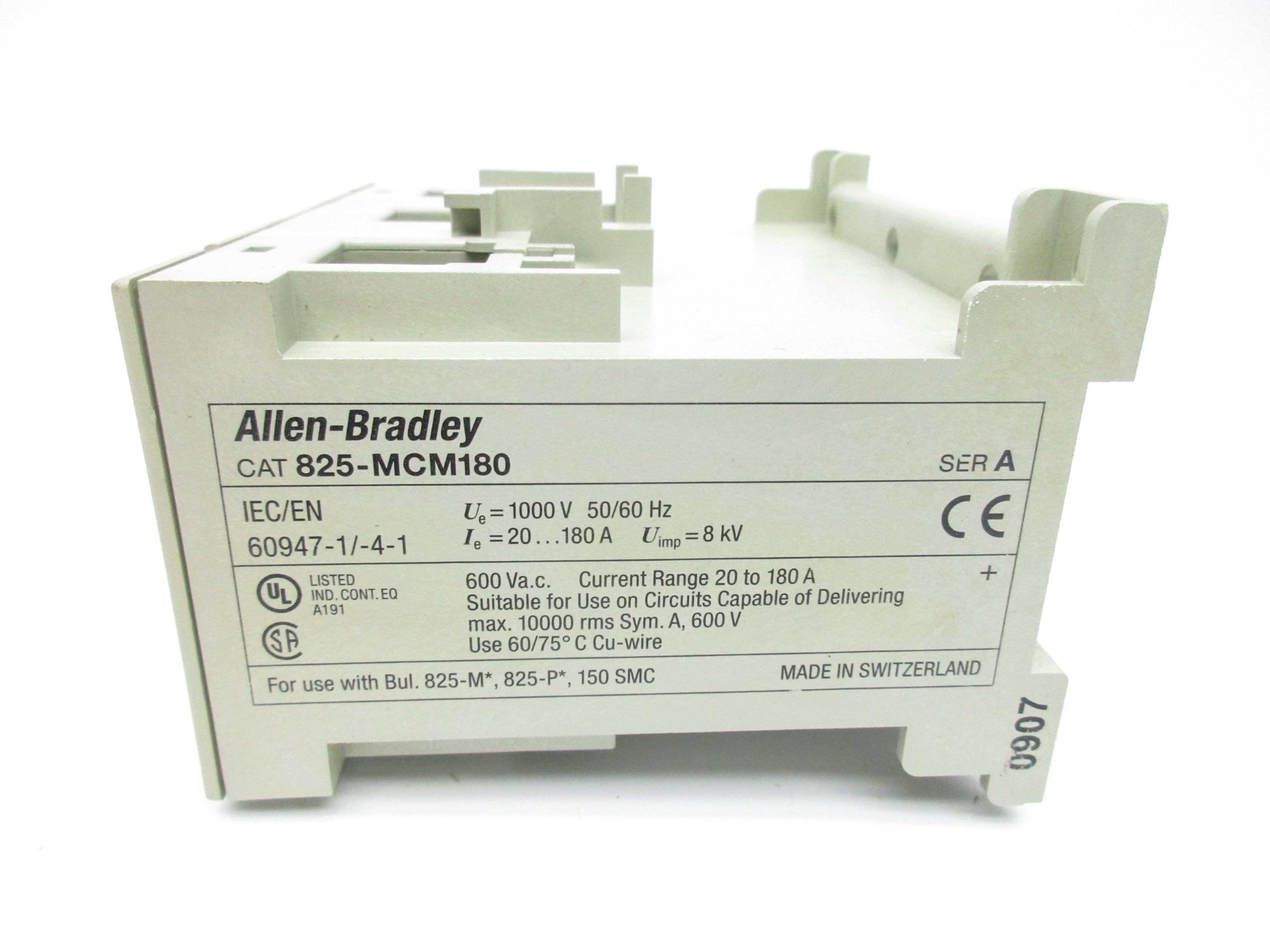 INDUSTRIAL SPARE PART 825-MCM180 SER. A (BR/WH) NSMP