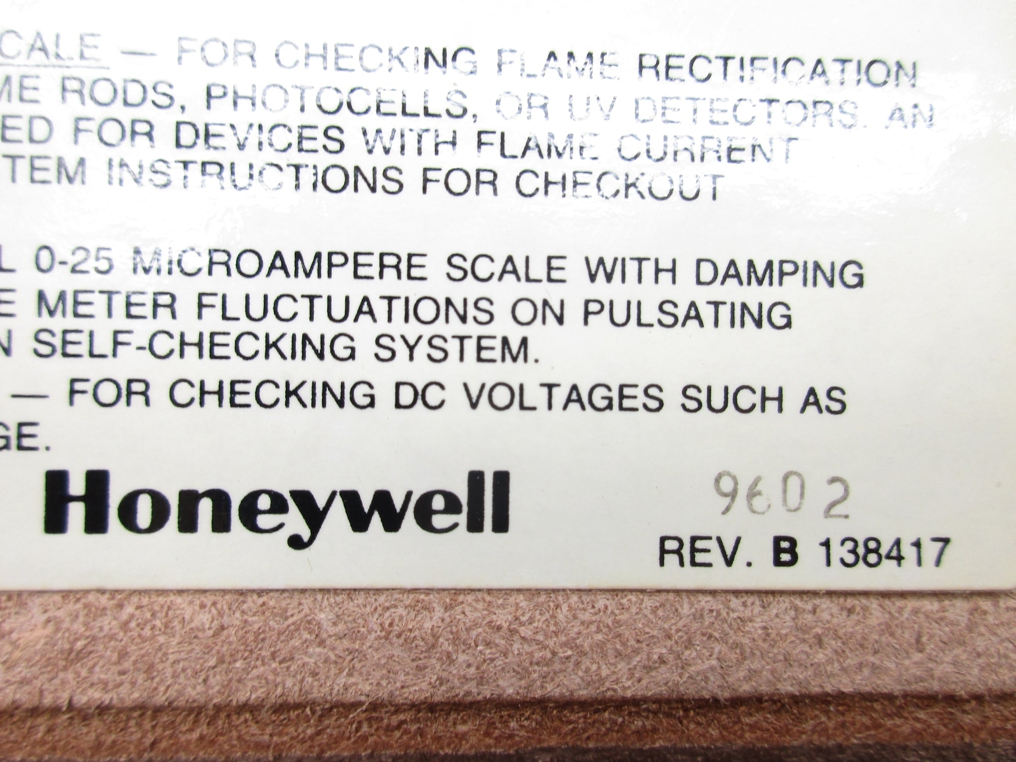 HONEYWELL W136A1045 NSMP