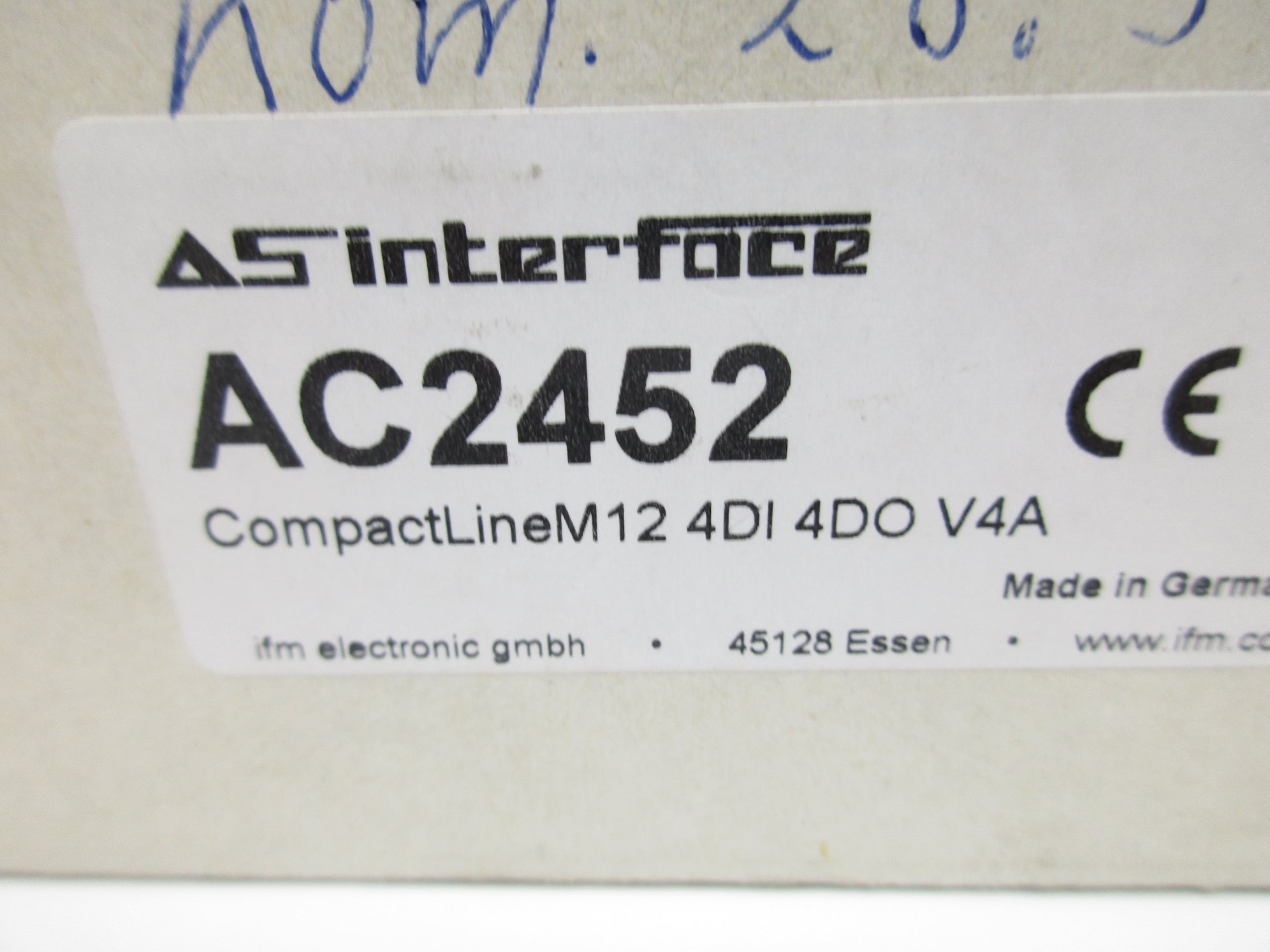 IFM EFECTOR AC2452 NSMP