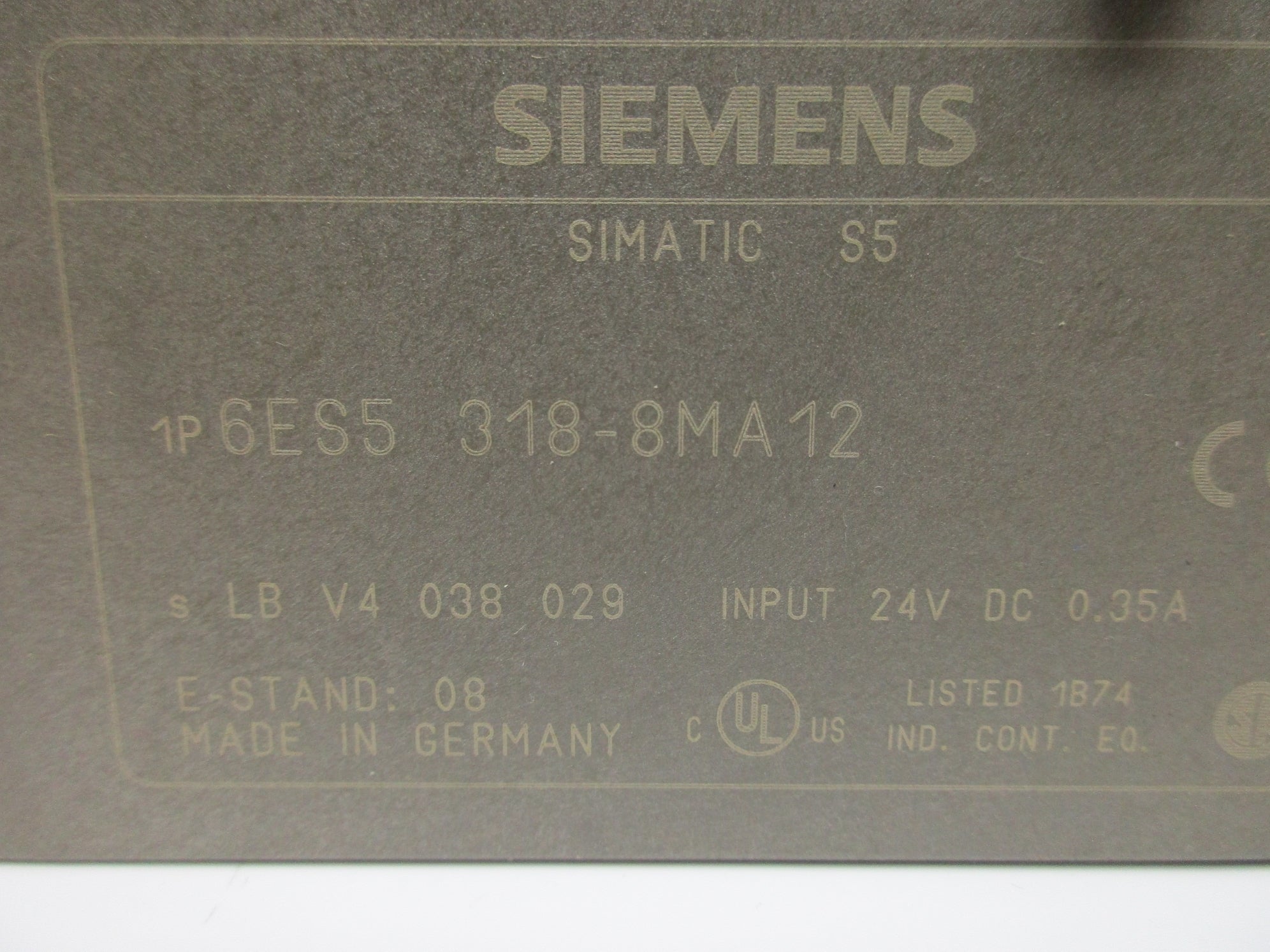 SIEMENS 6ES5318-8MA12 NSNP