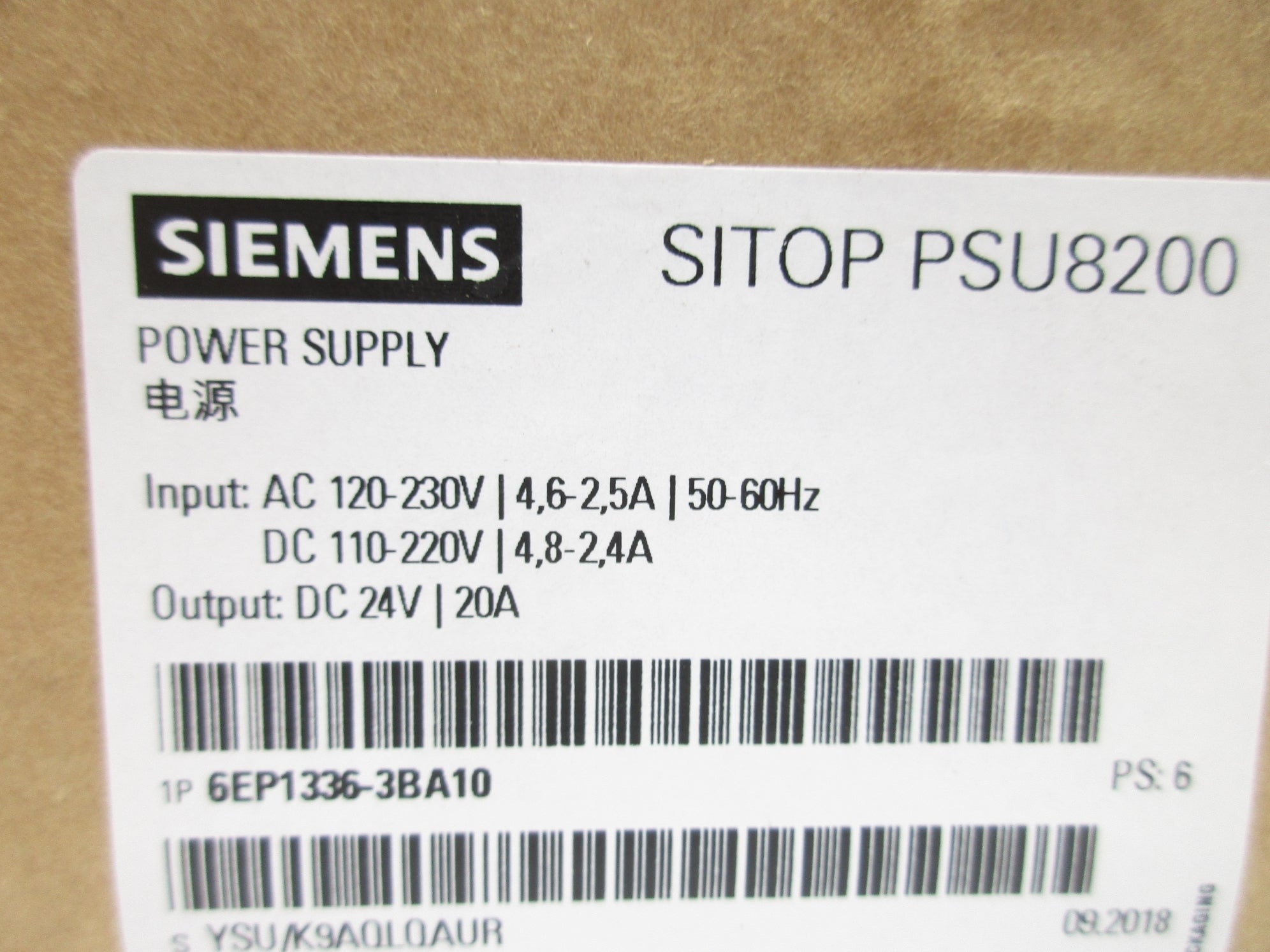 SIEMENS 6EP1336-3BA10 NSFS