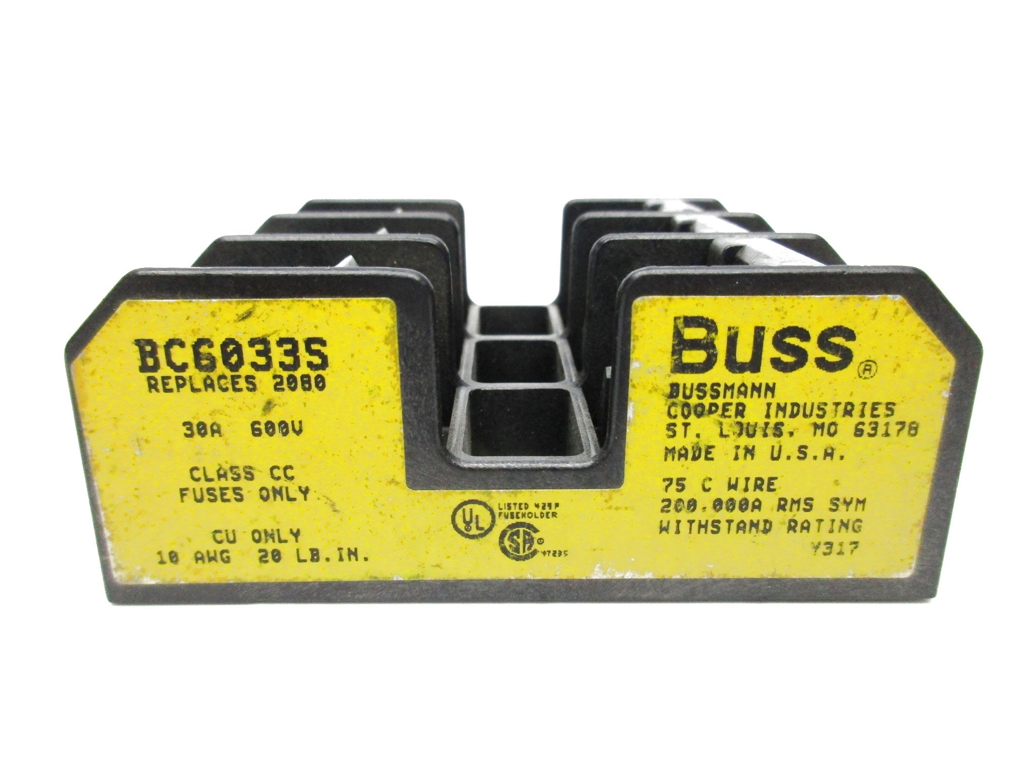 BUSSMANN BC6033S UNMP