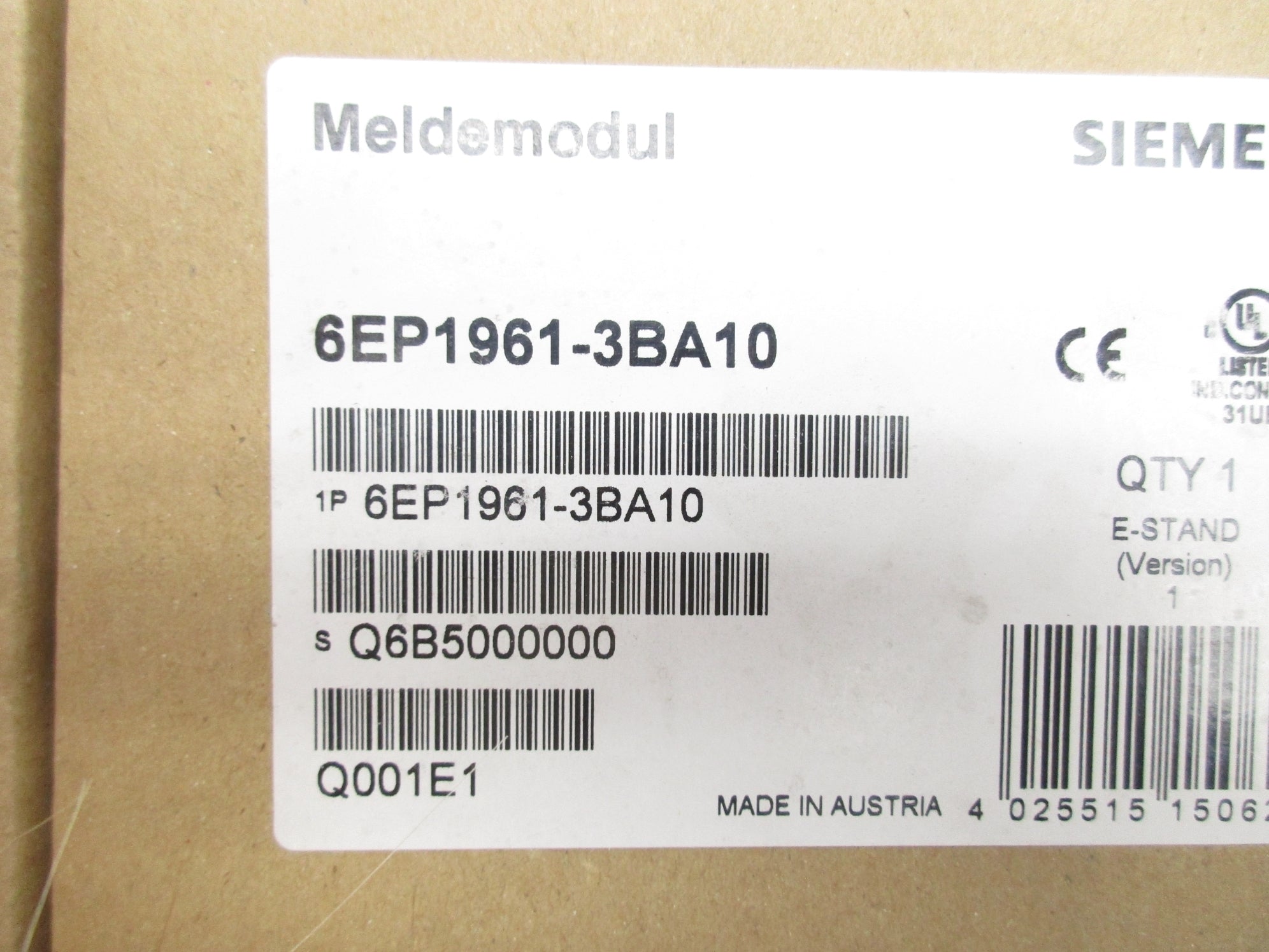 SIEMENS 6EP1961-3BA10 NSMP