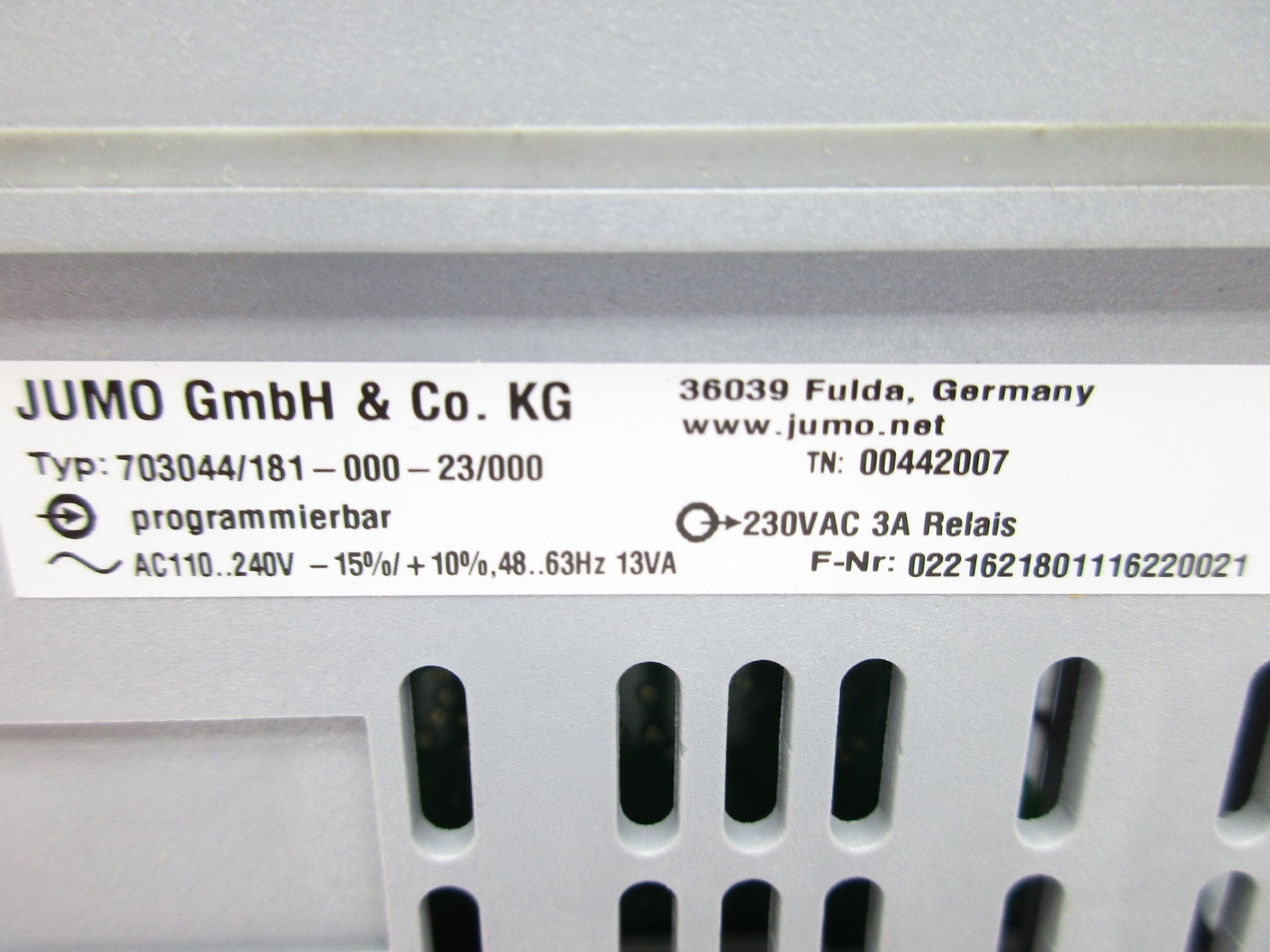 JUMO 703044/181-00-23/000 NSNP