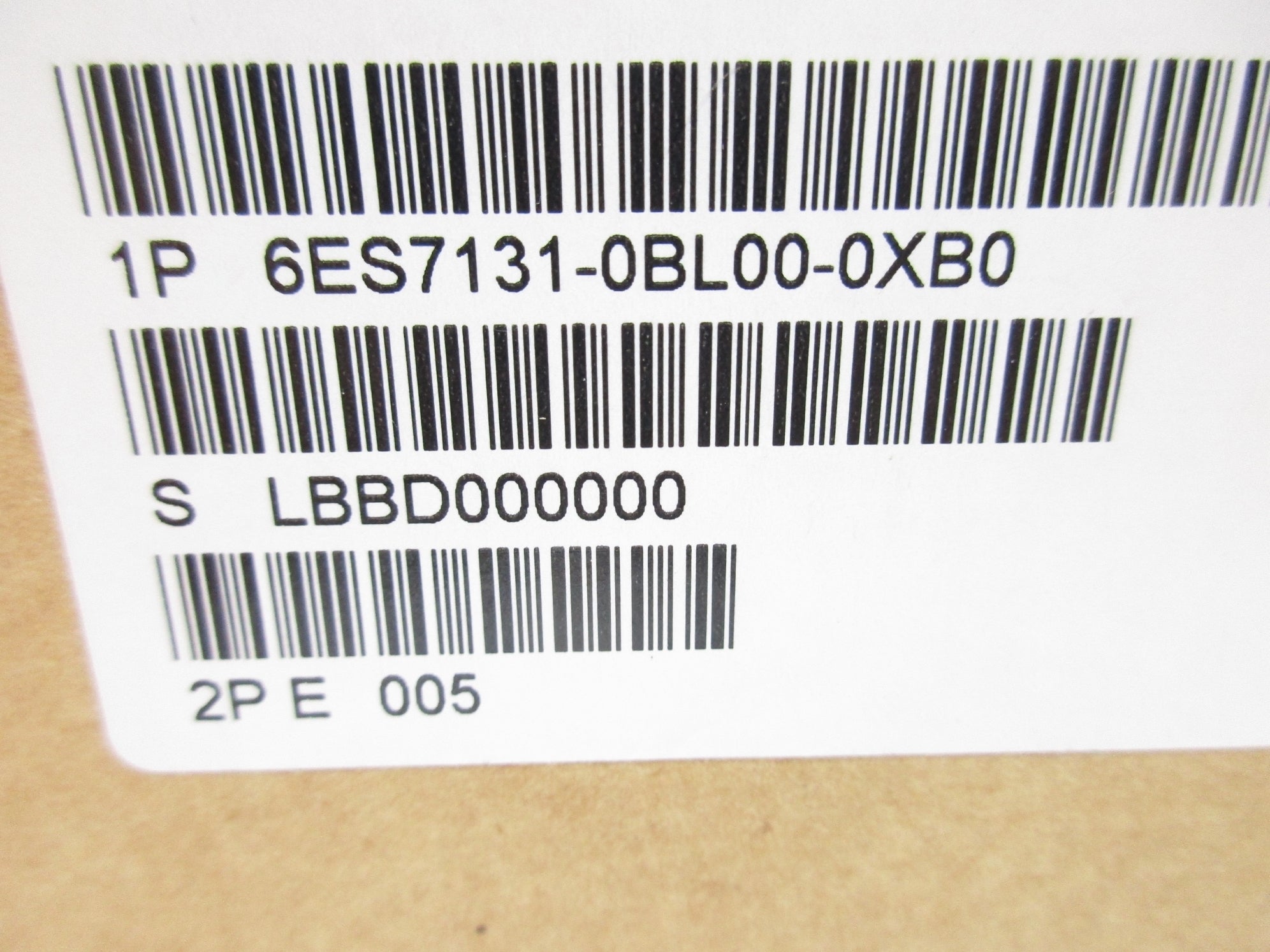 SIEMENS 6ES7131-0BL00-0XB0 (AS PICTURED) NSMP