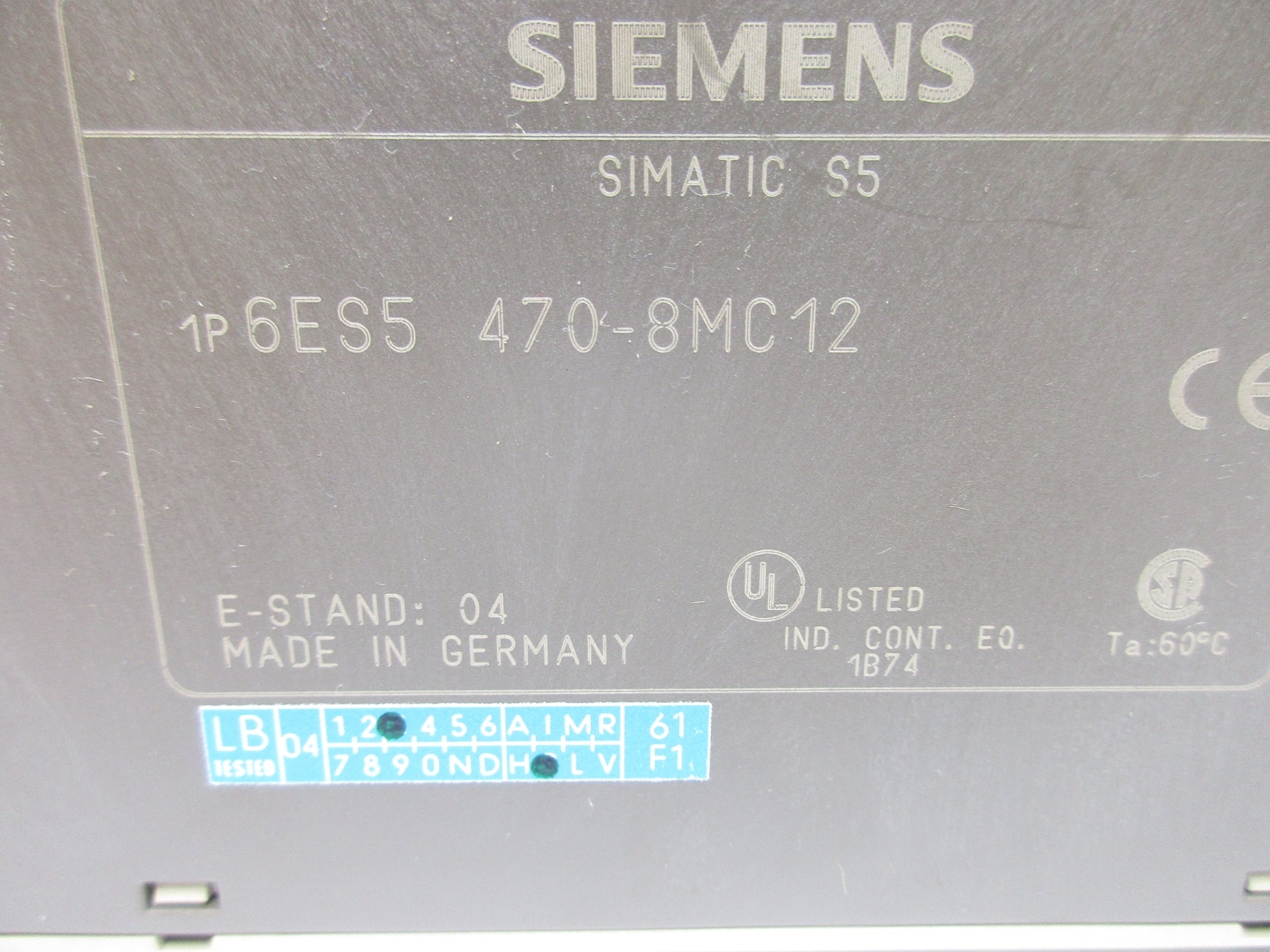 SIEMENS 6ES5470-8MC12 UNMP