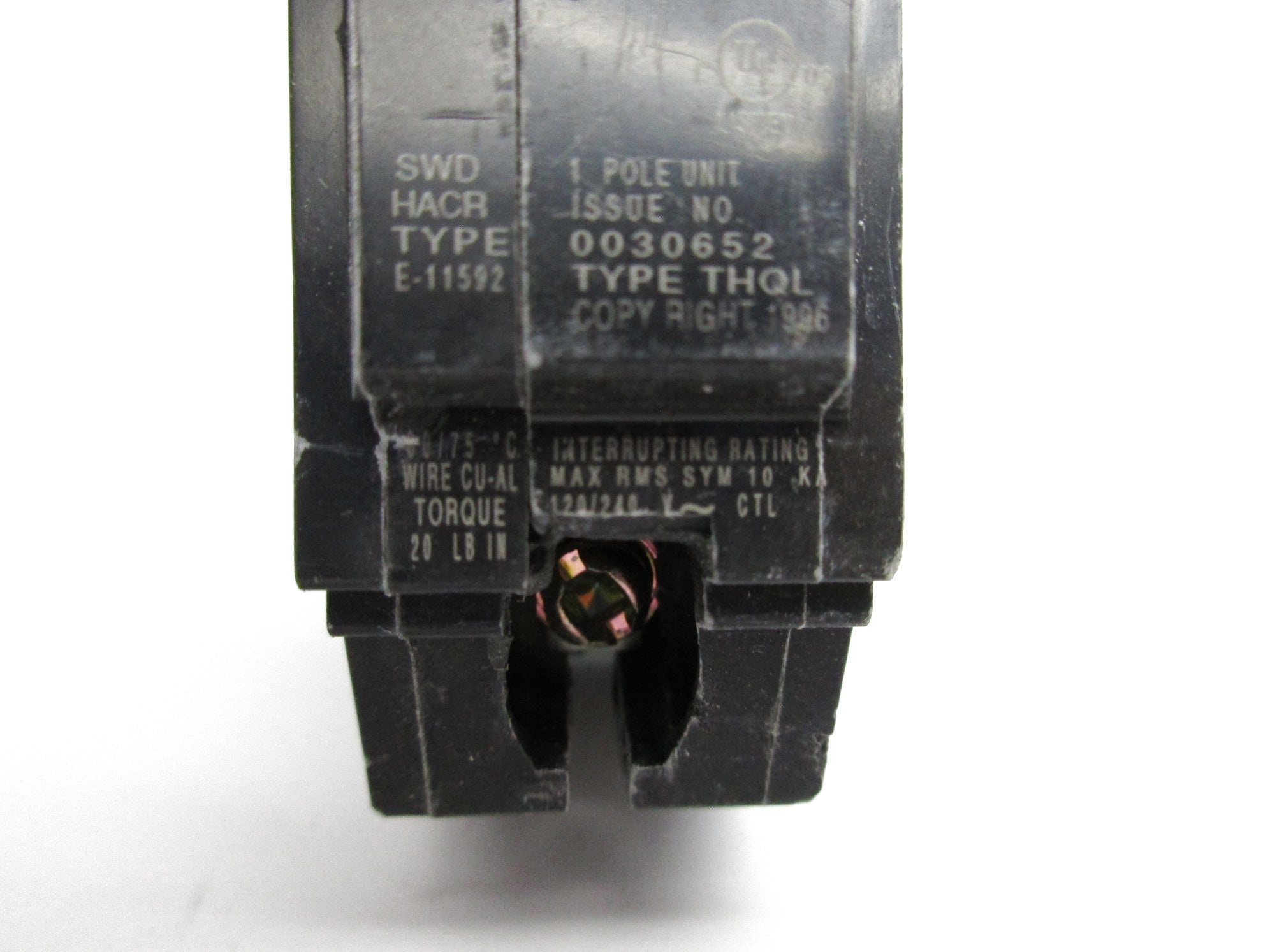 GENERAL ELECTRIC THQL120 120/240VAC 20A NSNP