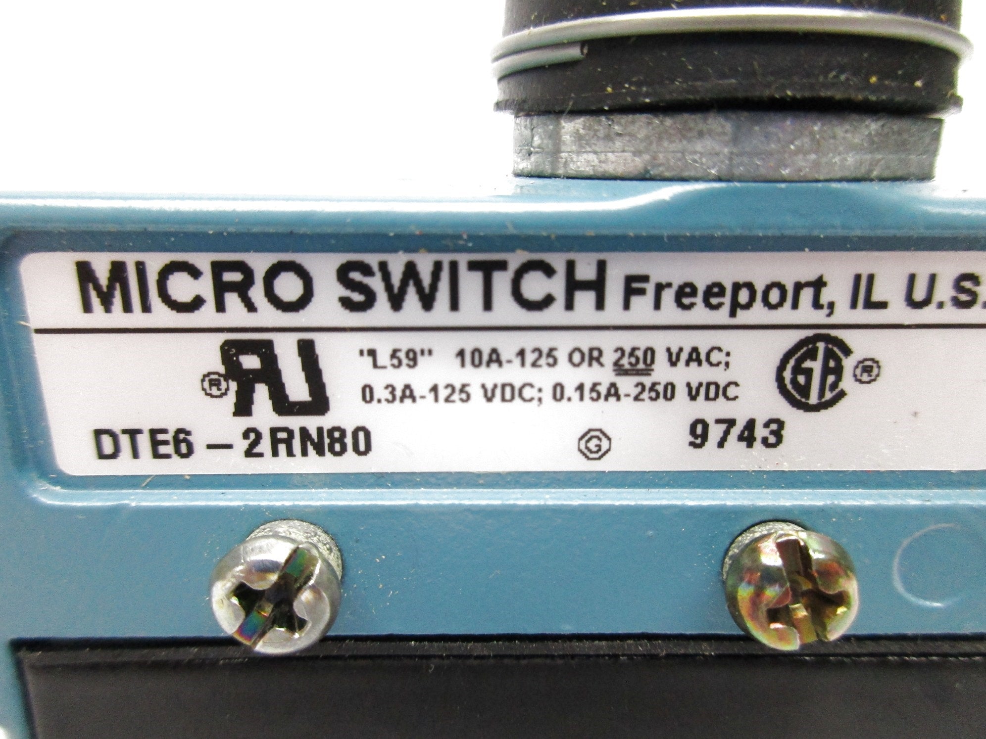 MICROSWITCH DTE6-2RN80 NSNP
