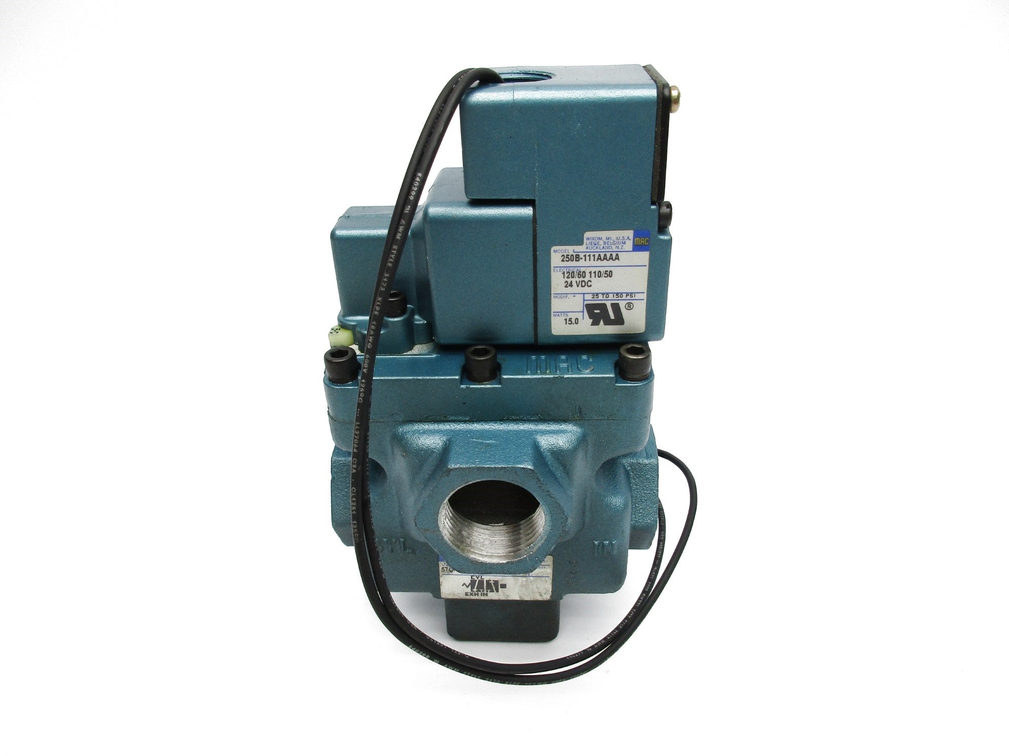 MAC 57C-12-111AAAA 120/60 110/50 25-150PSI 24VDC NSNP