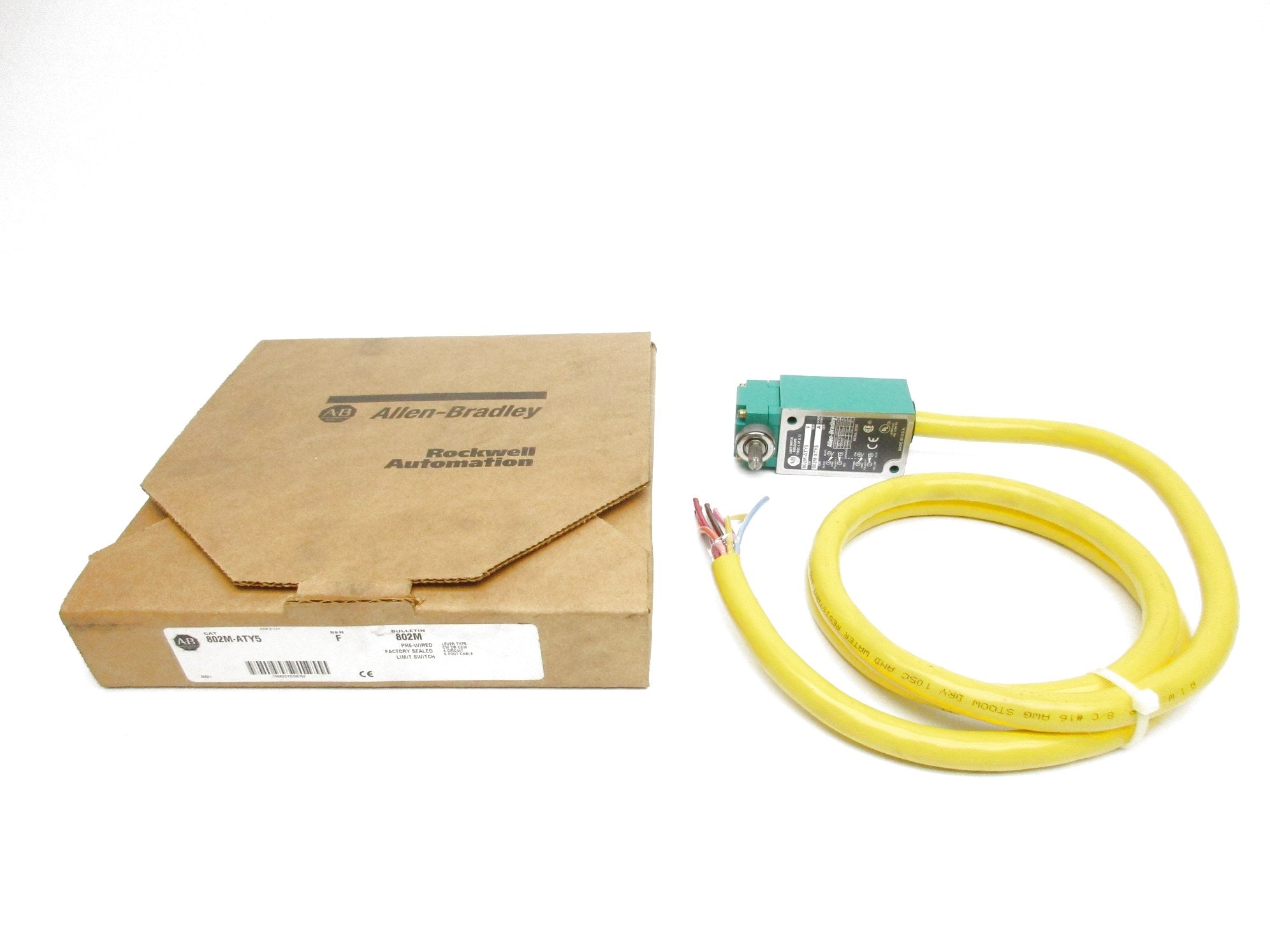 ALLEN BRADLEY 802M-ATY5 SER. F (BR/WH) NSMP