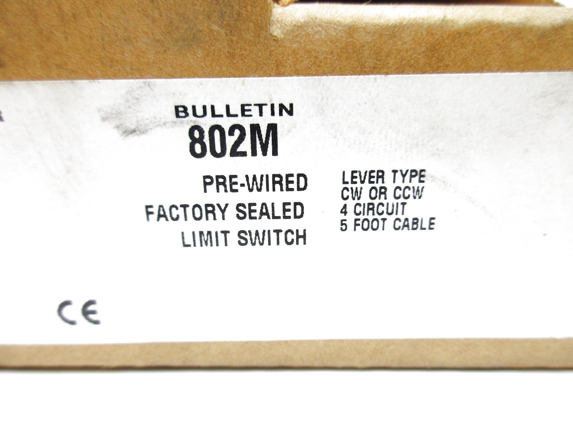ALLEN BRADLEY 802M-ATY5 SER. F (BR/WH) NSMP