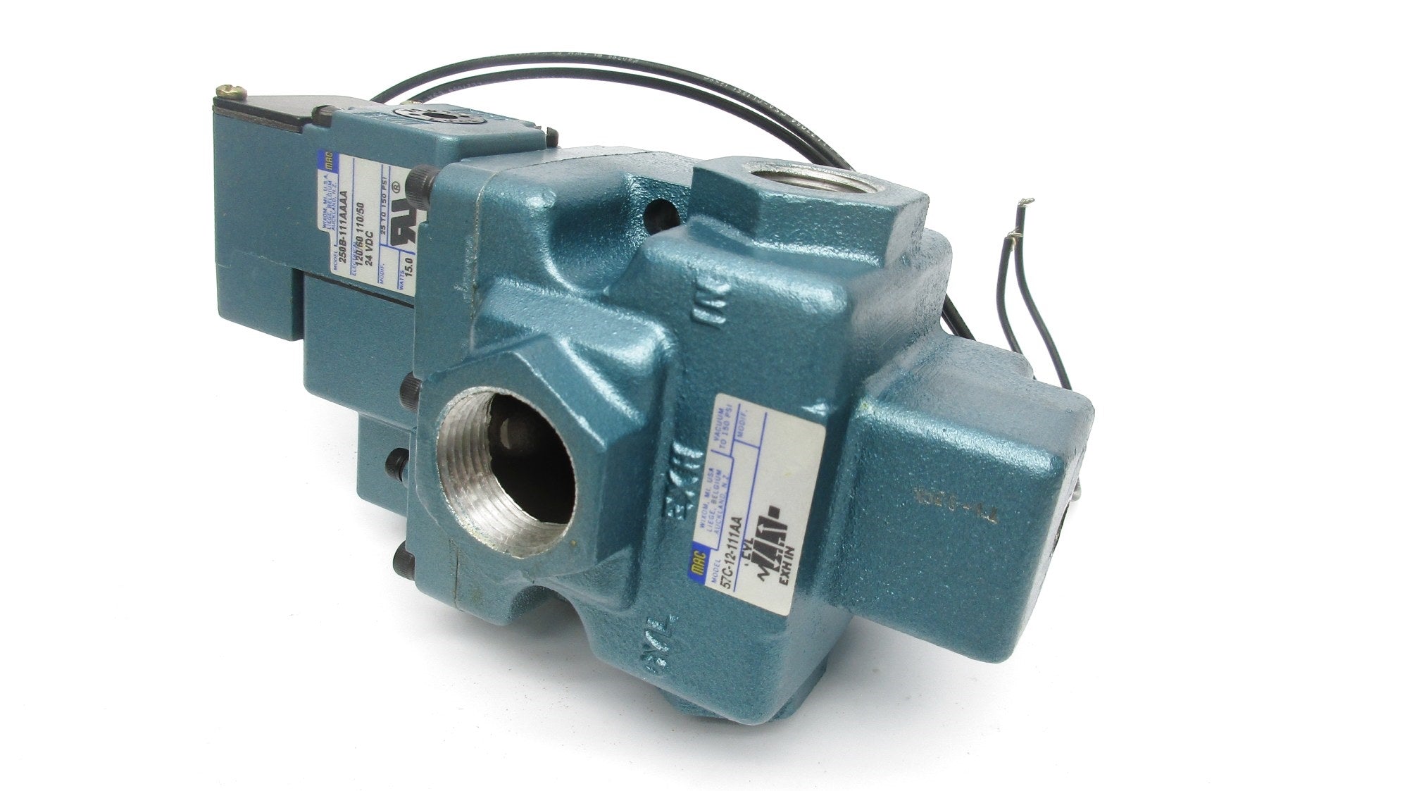 MAC 57C-12-111AA 120/60 110/50 25-150PSI 24VDC NSMP