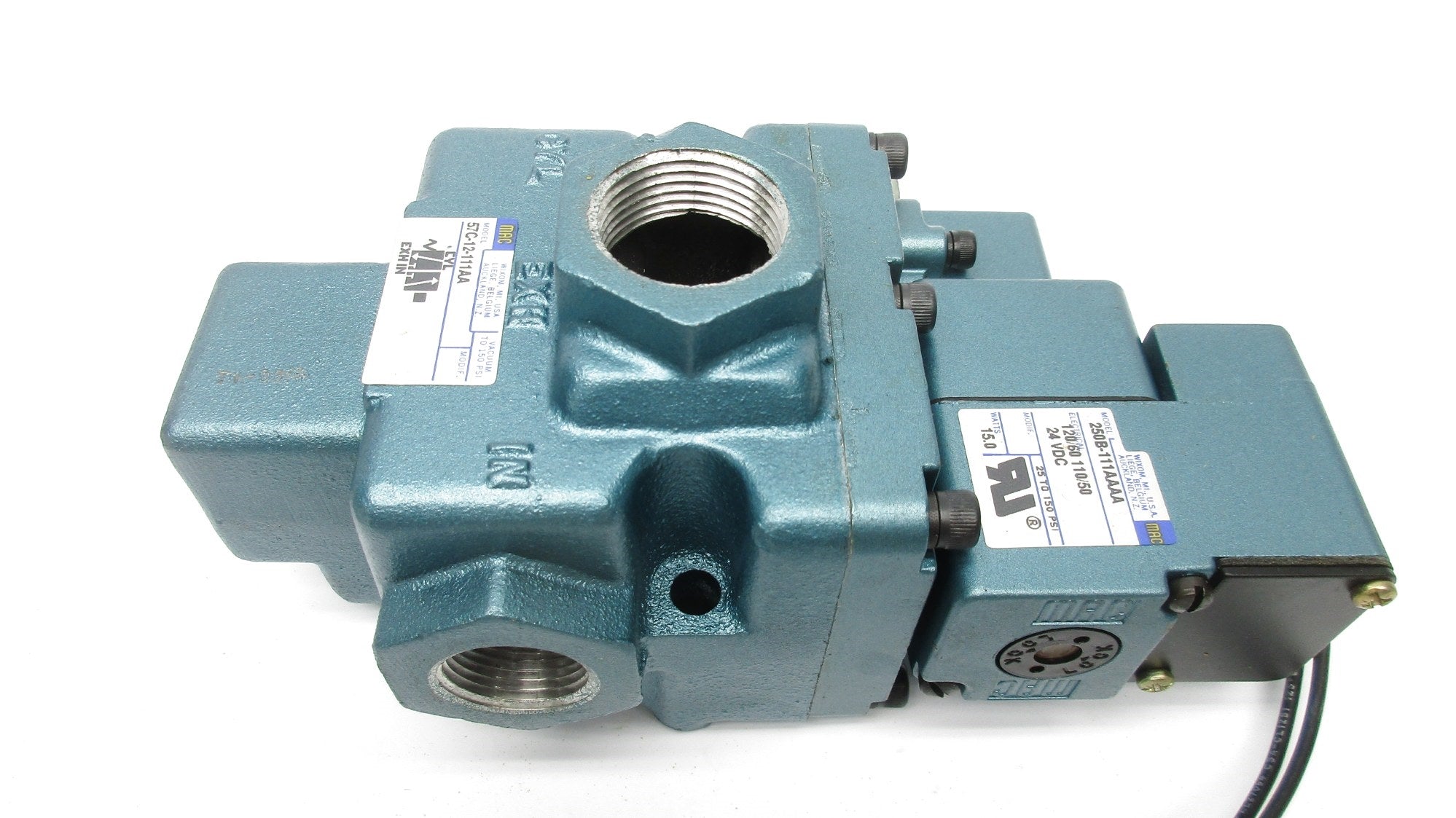MAC 57C-12-111AA 120/60 110/50 25-150PSI 24VDC NSMP