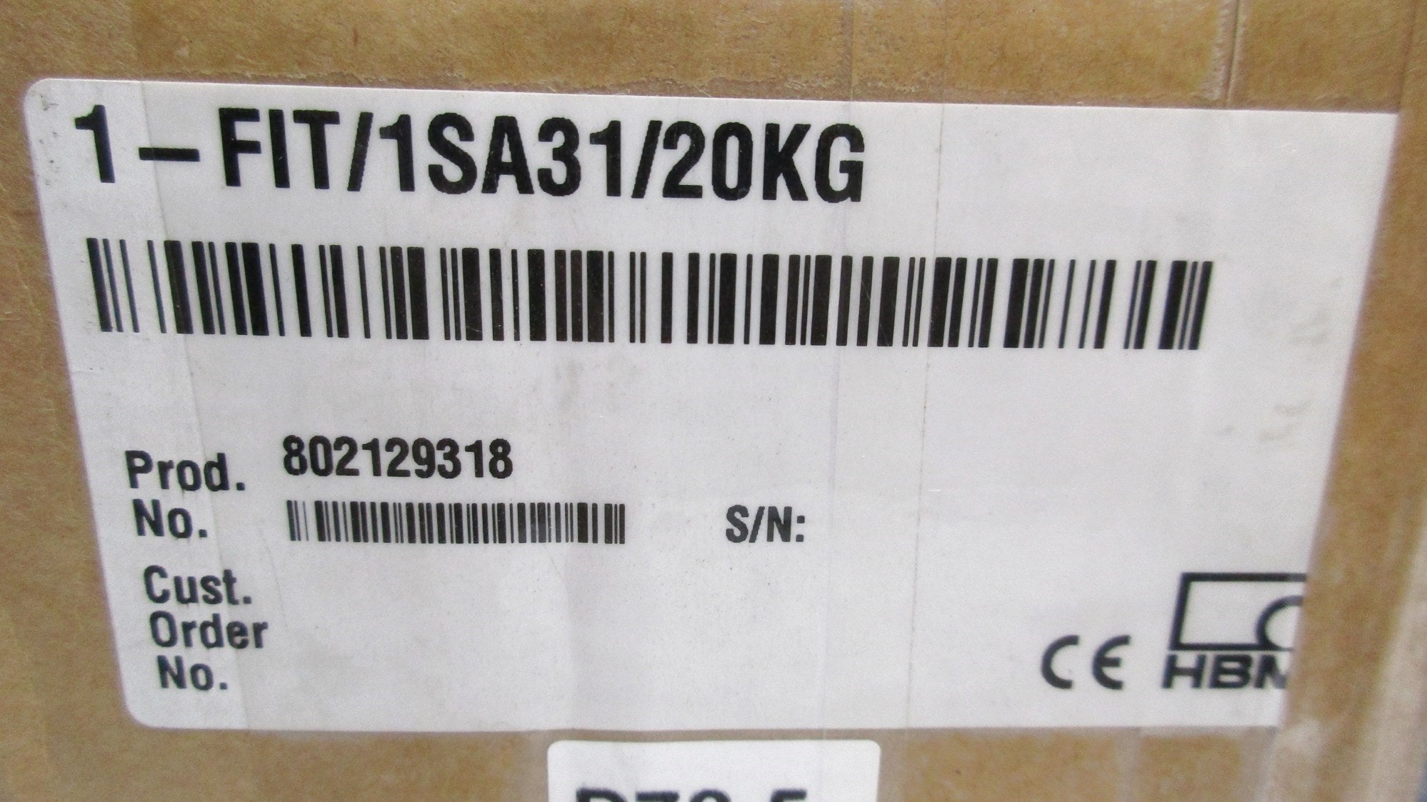 HBM FIT/1SA31/20KG NSMP