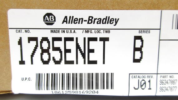 ALLEN BRADLEY 1785-ENET SER. B F/W D DATE: 2003 NSFS