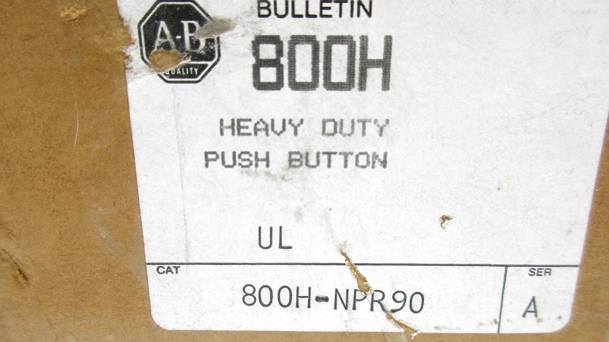 INDUSTRIAL SPARE PART 800H-NPR90 SER. A (BR/YL) NSMP