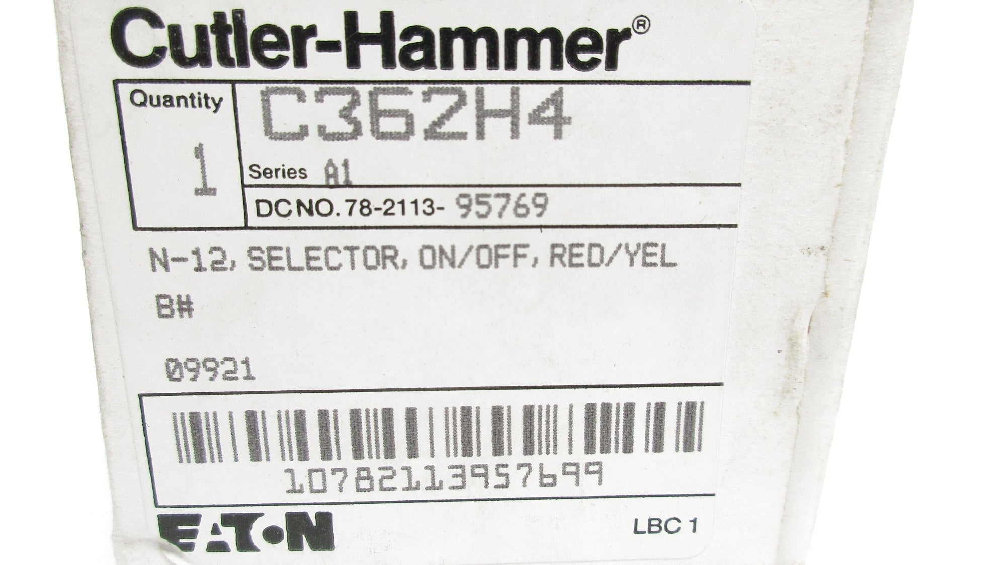 CUTLER HAMMER C362H4 NSMP