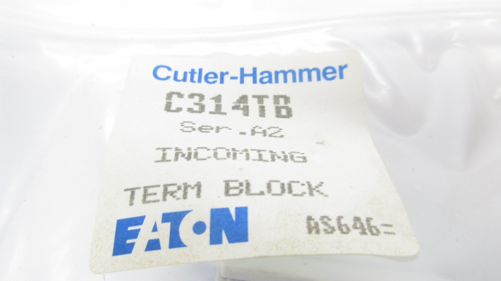 CUTLER HAMMER C314TB SER. A2 NSMP