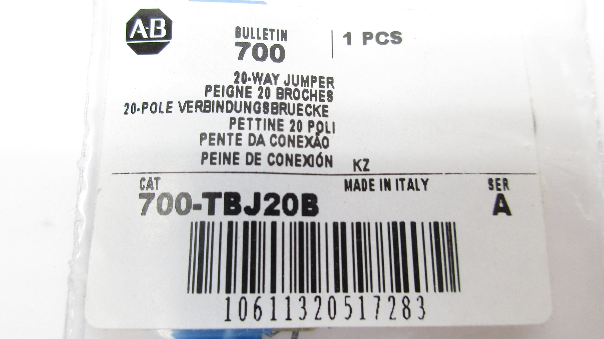 INDUSTRIAL SPARE PART 700-TBJ20B SER. A NSMP