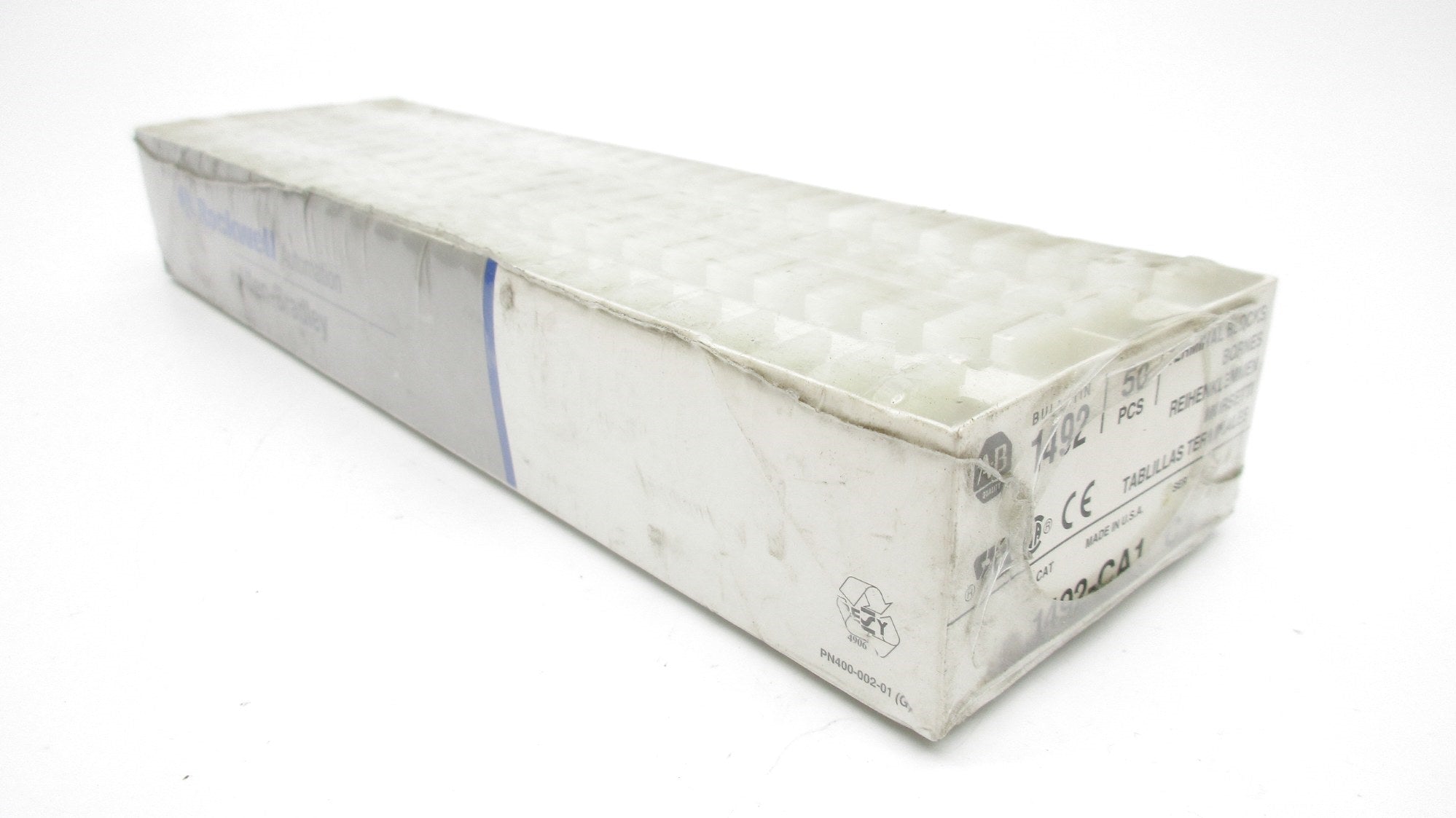 ALLEN BRADLEY 1492-CA1 SER. C (PKG OF 50) (GY/BL) NSMP